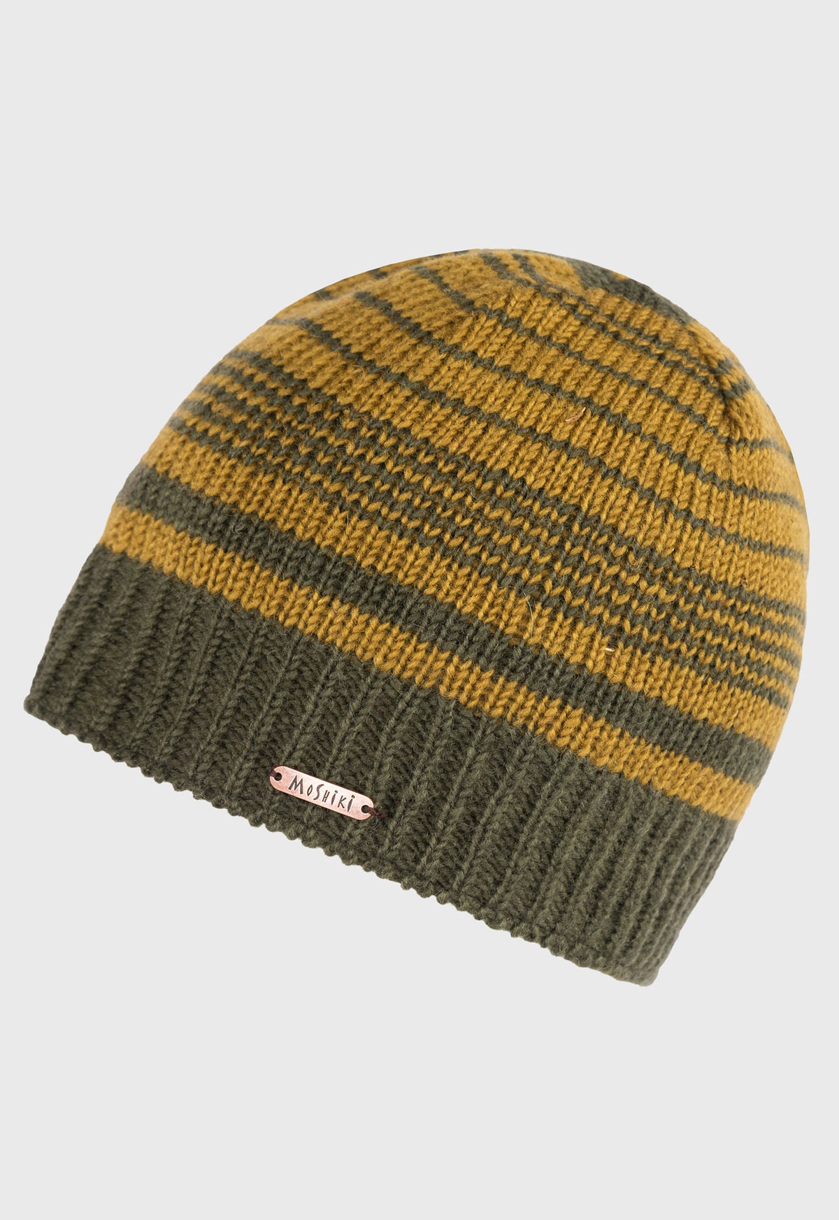 Chuli Beanie – Strickmütze aus 100 % Wolle mit unregelmäßigem Streifenmuster Chuli Beanie – Strickmütze aus 100 % Wolle mit unregelmäßigem Streifenmuster