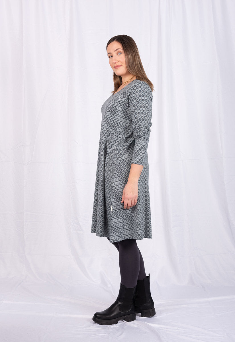 Long sleeve dress - GOTS certified - GD01W23 Long sleeve dress - GOTS certified - GD01W23