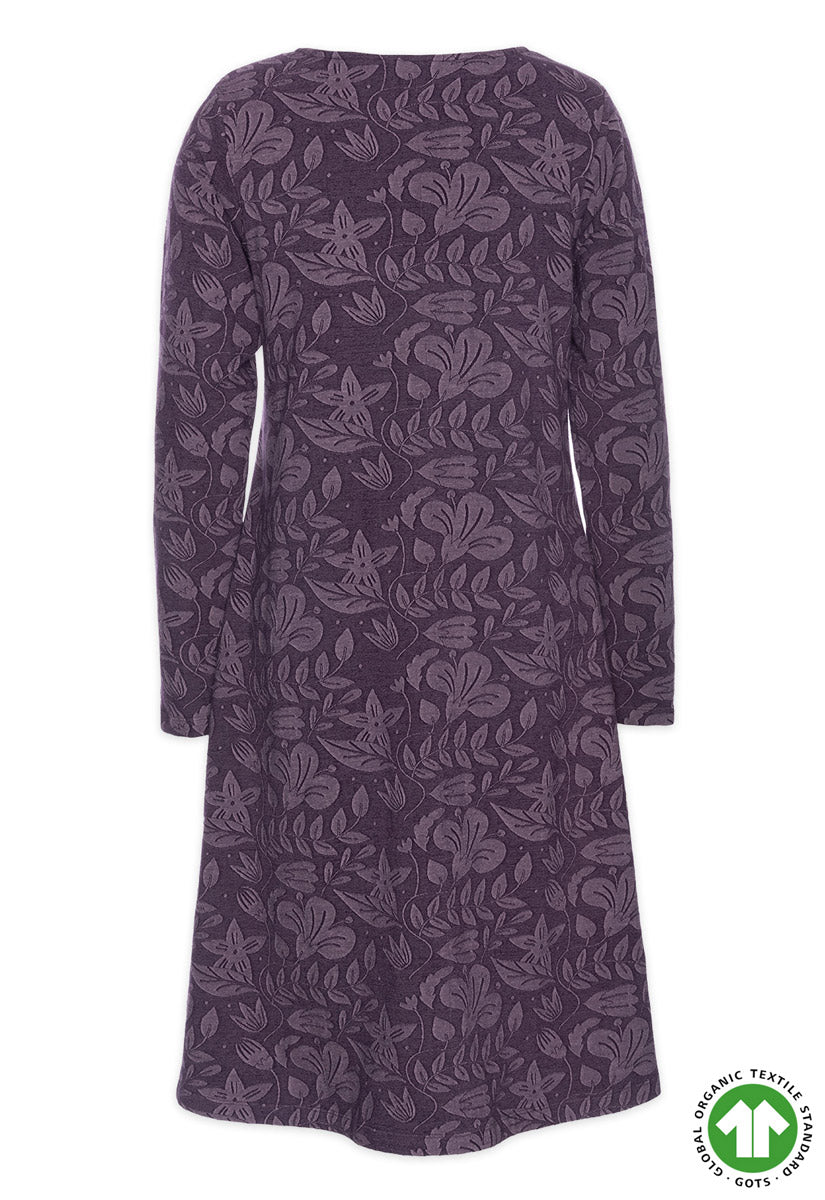 Long sleeve dress - GOTS certified - GD01W23 Long sleeve dress - GOTS certified - GD01W23