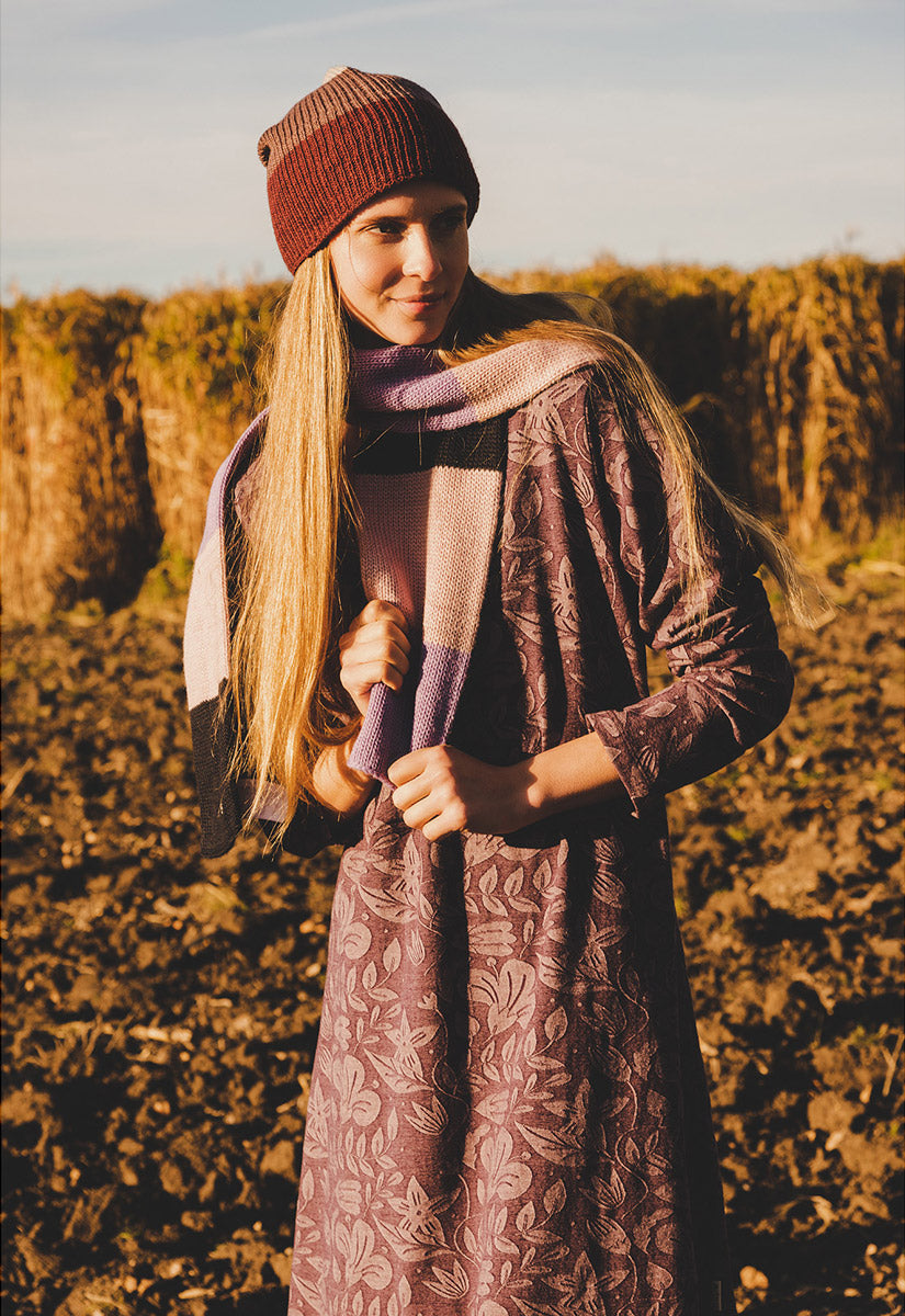 Long sleeve dress - GOTS certified - GD01W23 Long sleeve dress - GOTS certified - GD01W23