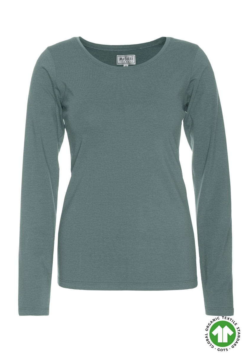 GT01W00 – Figurbetontes Langarmshirt aus GOTS Bio-Baumwolle GT01W00 – Figurbetontes Langarmshirt aus GOTS Bio-Baumwolle