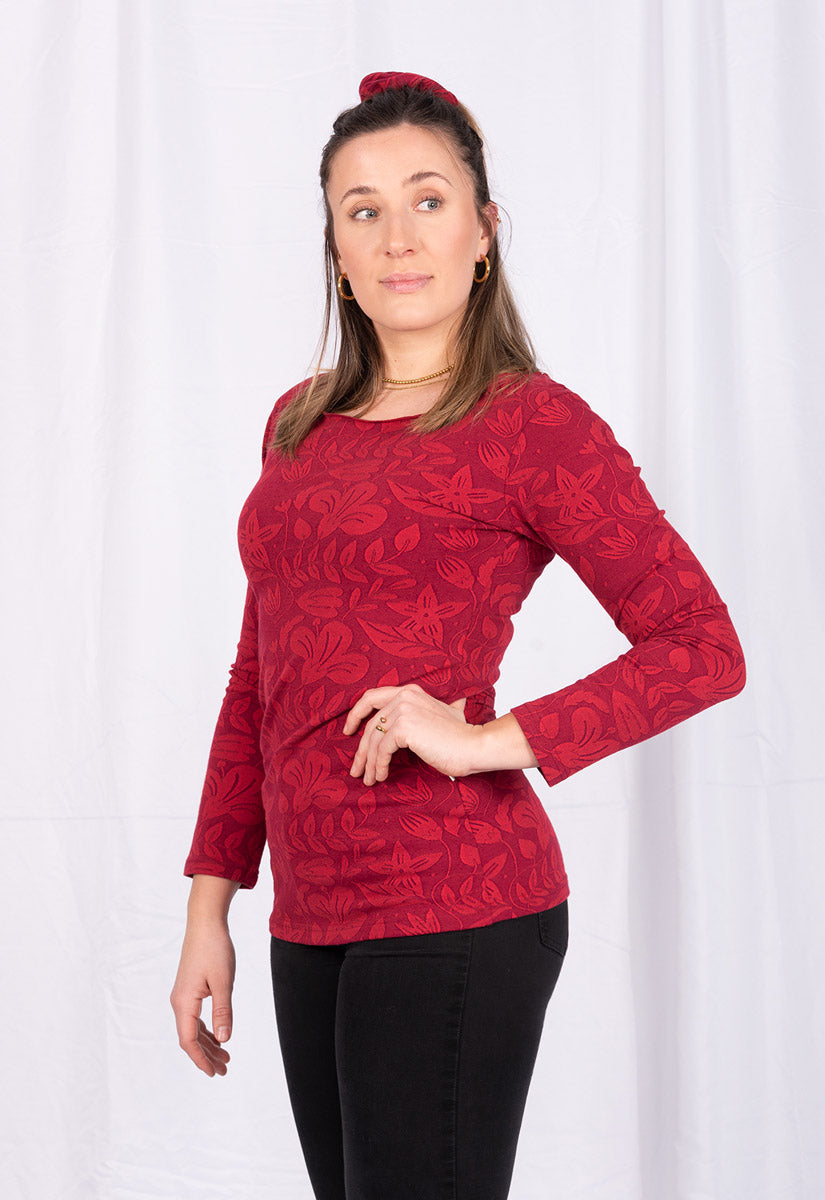 Tight longsleeve top - GOTS certified - GT05W23 Tight longsleeve top - GOTS certified - GT05W23
