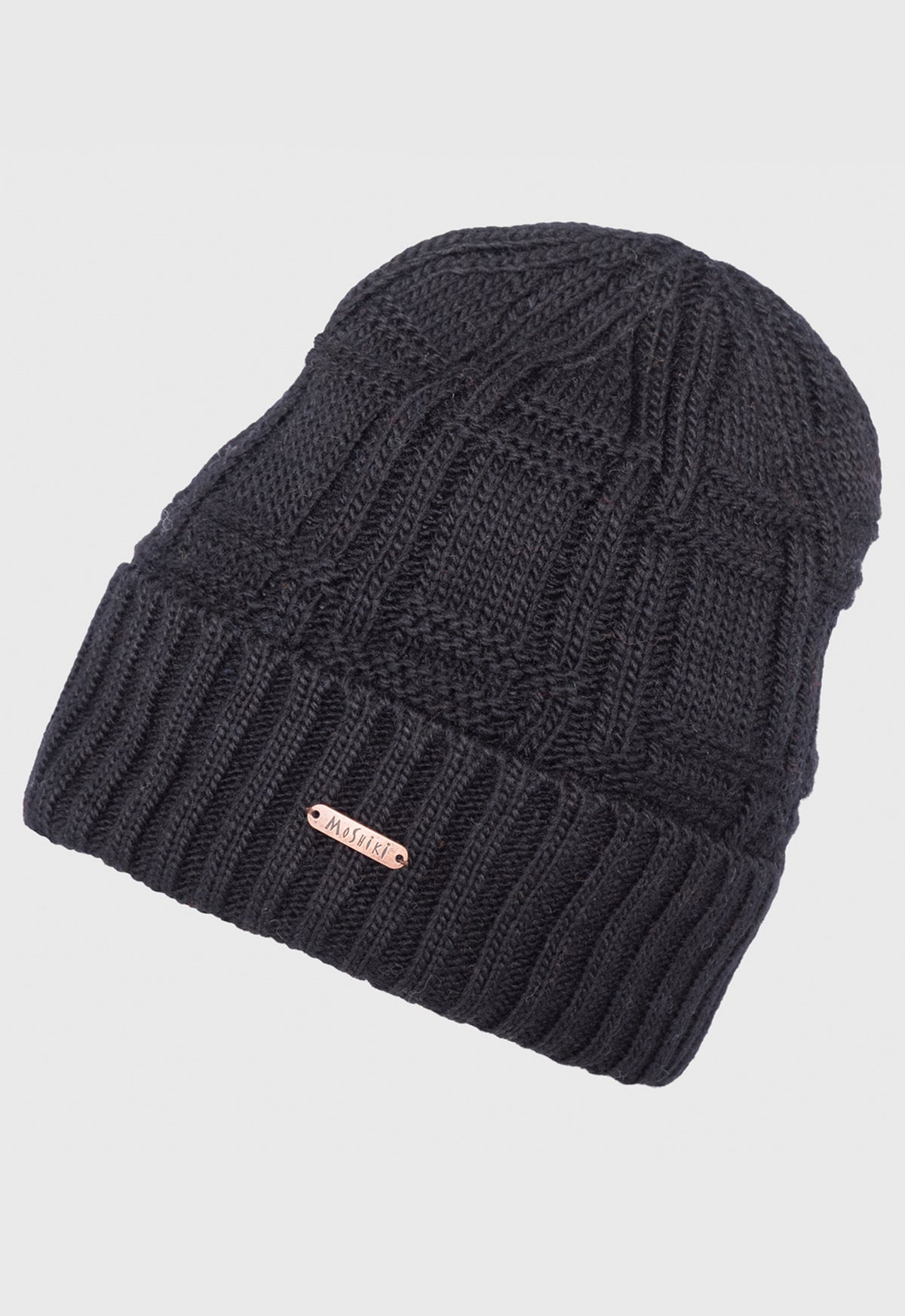 Julam Beanie – Wollmütze mit Strukturstrick, Umschlag und Bio-Fleece Julam Beanie – Wollmütze mit Strukturstrick, Umschlag und Bio-Fleece