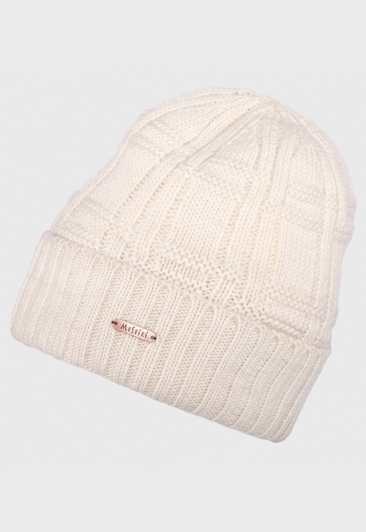 Julam Beanie – Wollmütze mit Strukturstrick, Umschlag und Bio-Fleece Julam Beanie – Wollmütze mit Strukturstrick, Umschlag und Bio-Fleece