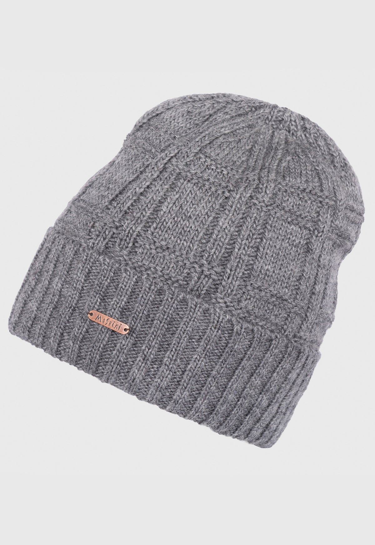 Julam Beanie – Wollmütze mit Strukturstrick, Umschlag und Bio-Fleece Julam Beanie – Wollmütze mit Strukturstrick, Umschlag und Bio-Fleece