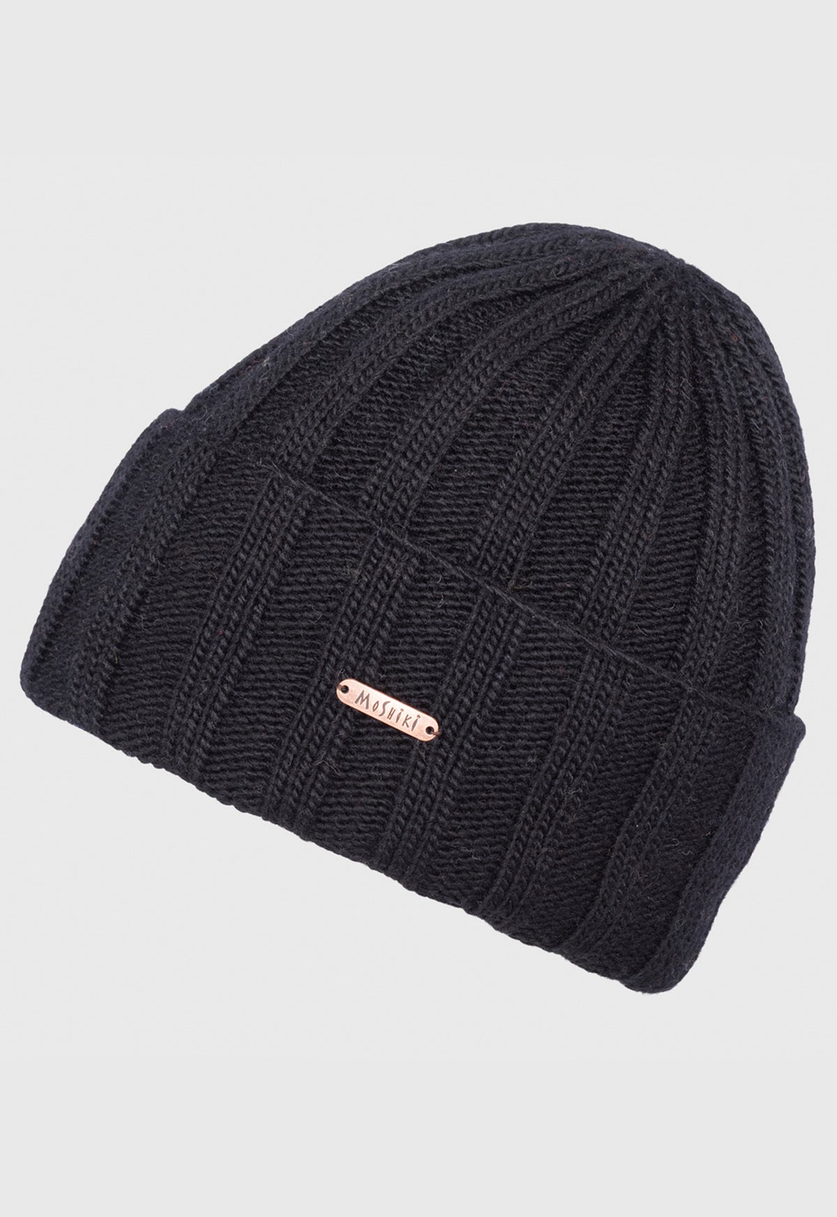 Kaski Beanie – Klassische Strickmütze aus 100 % Wolle mit breitem Umschlag Kaski Beanie – Klassische Strickmütze aus 100 % Wolle mit breitem Umschlag