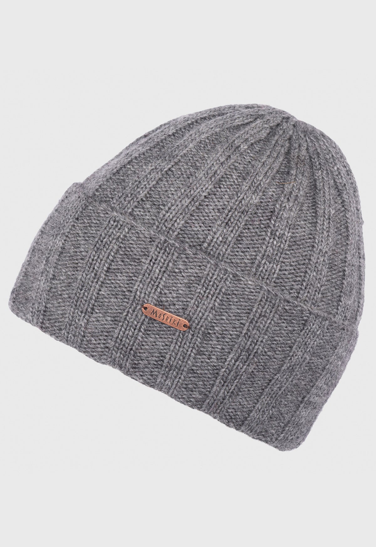 Kaski Beanie – Klassische Strickmütze aus 100 % Wolle mit breitem Umschlag Kaski Beanie – Klassische Strickmütze aus 100 % Wolle mit breitem Umschlag