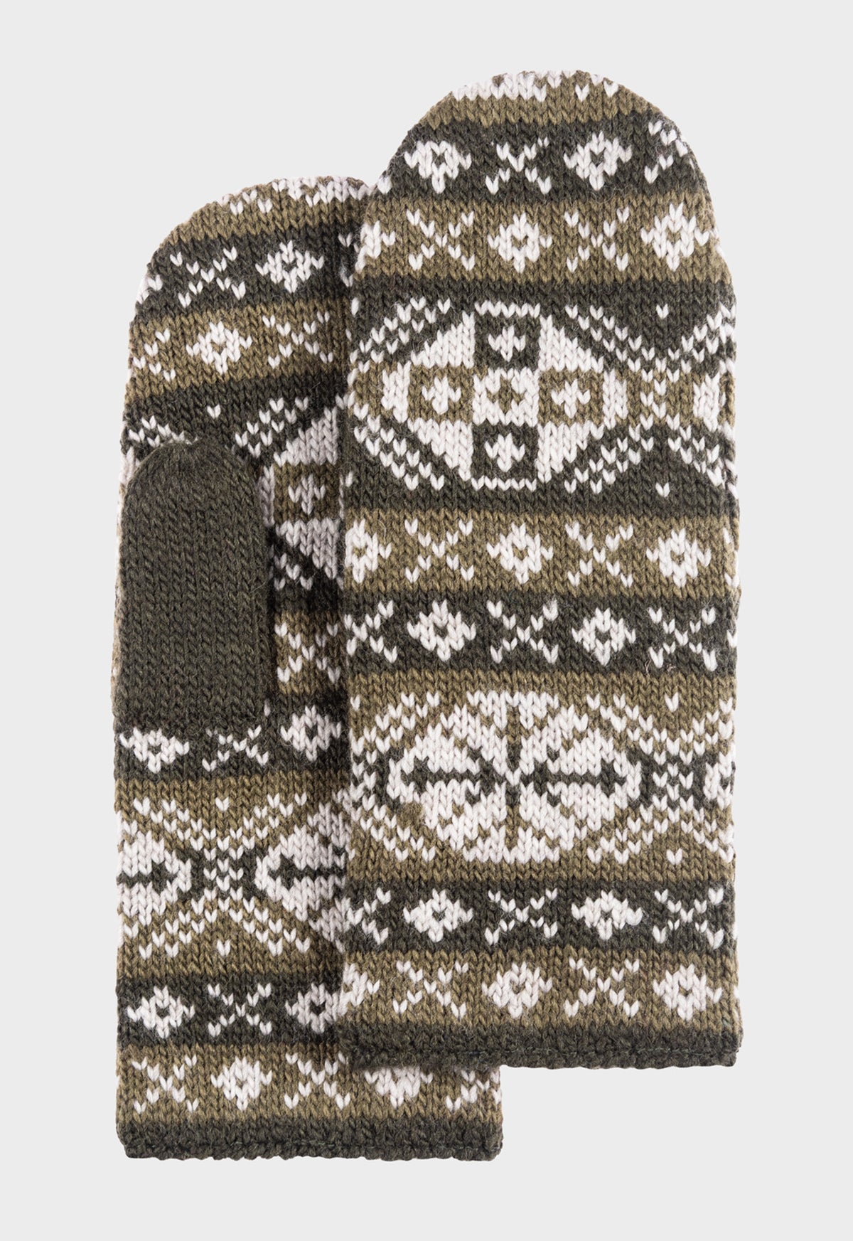Khara Mittens – gemusterte Wollfäustlinge mit Bio-Baumwoll-Fleece Khara Mittens – gemusterte Wollfäustlinge mit Bio-Baumwoll-Fleece