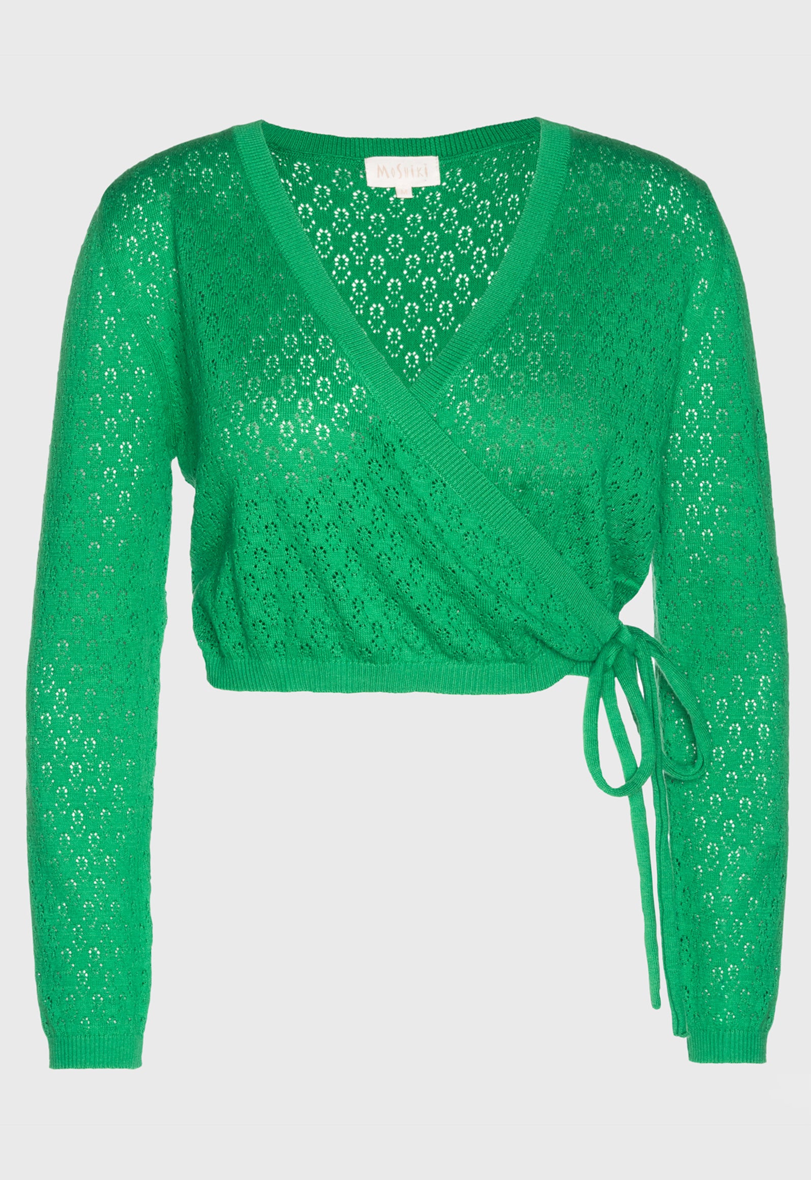 Manani Jacket – Feine Strickjacke in Wickel-Optik Manani Jacket – Feine Strickjacke in Wickel-Optik