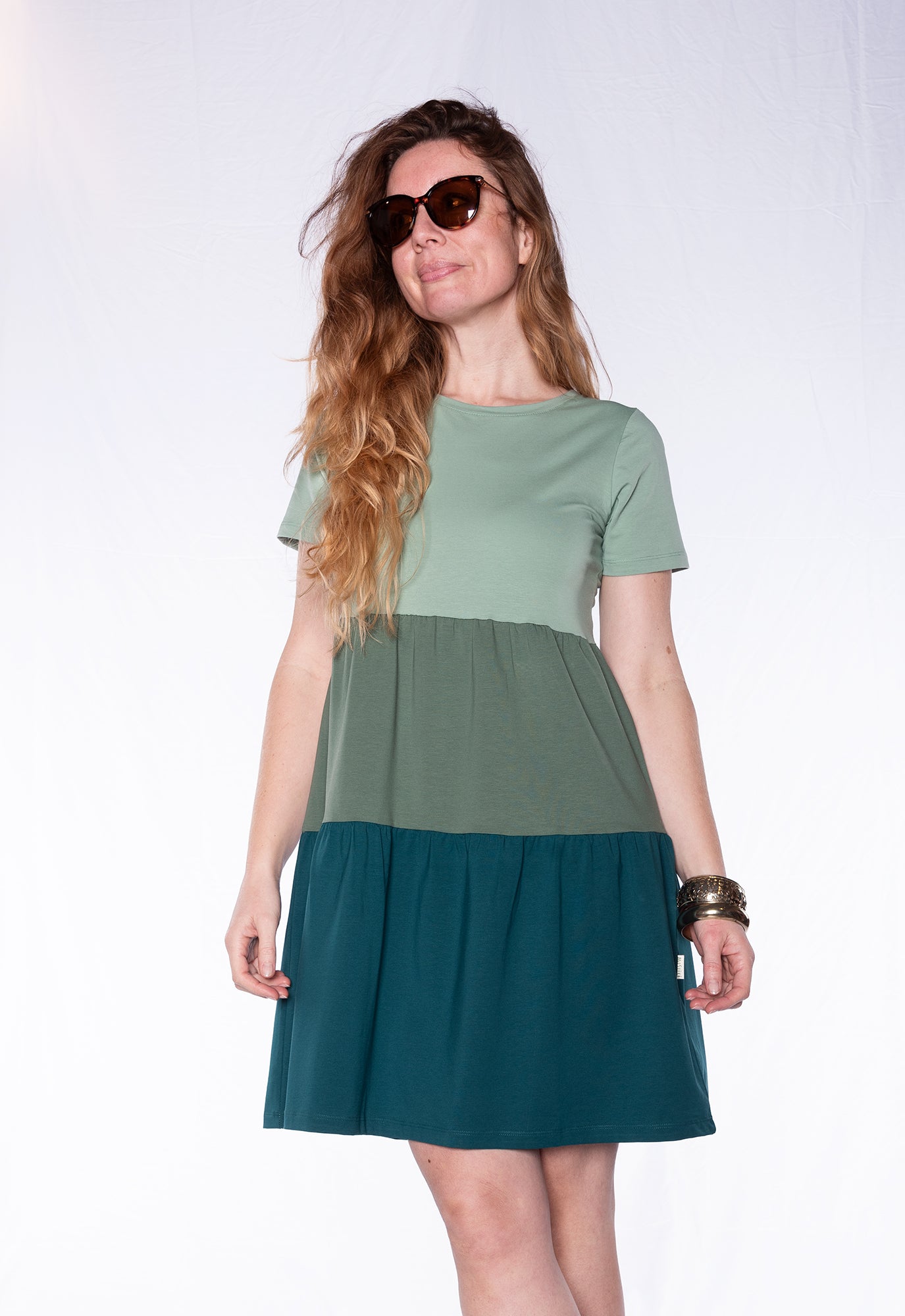 Short tiered dress - S24Dress-G4 Short tiered dress - S24Dress-G4