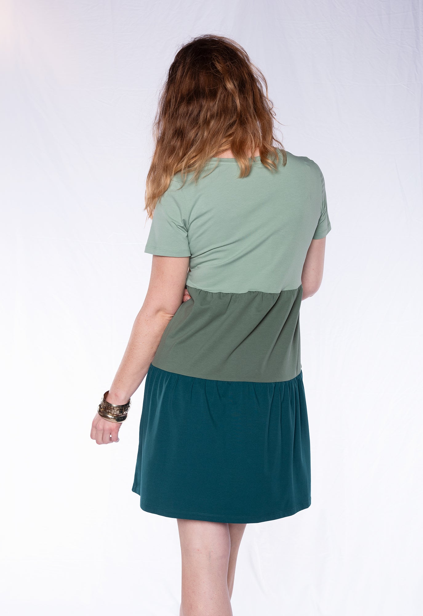 Short tiered dress - S24Dress-G4 Short tiered dress - S24Dress-G4