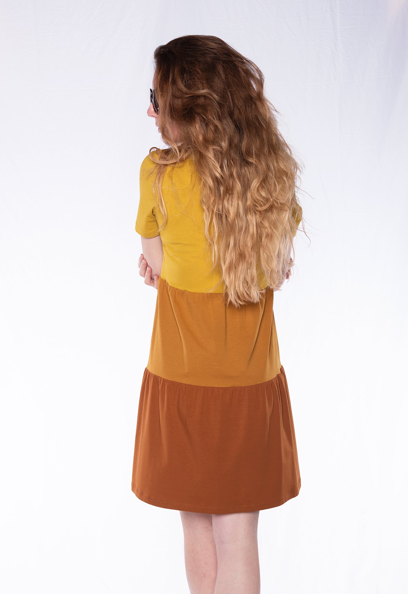 Short tiered dress - S24Dress-G4 Short tiered dress - S24Dress-G4