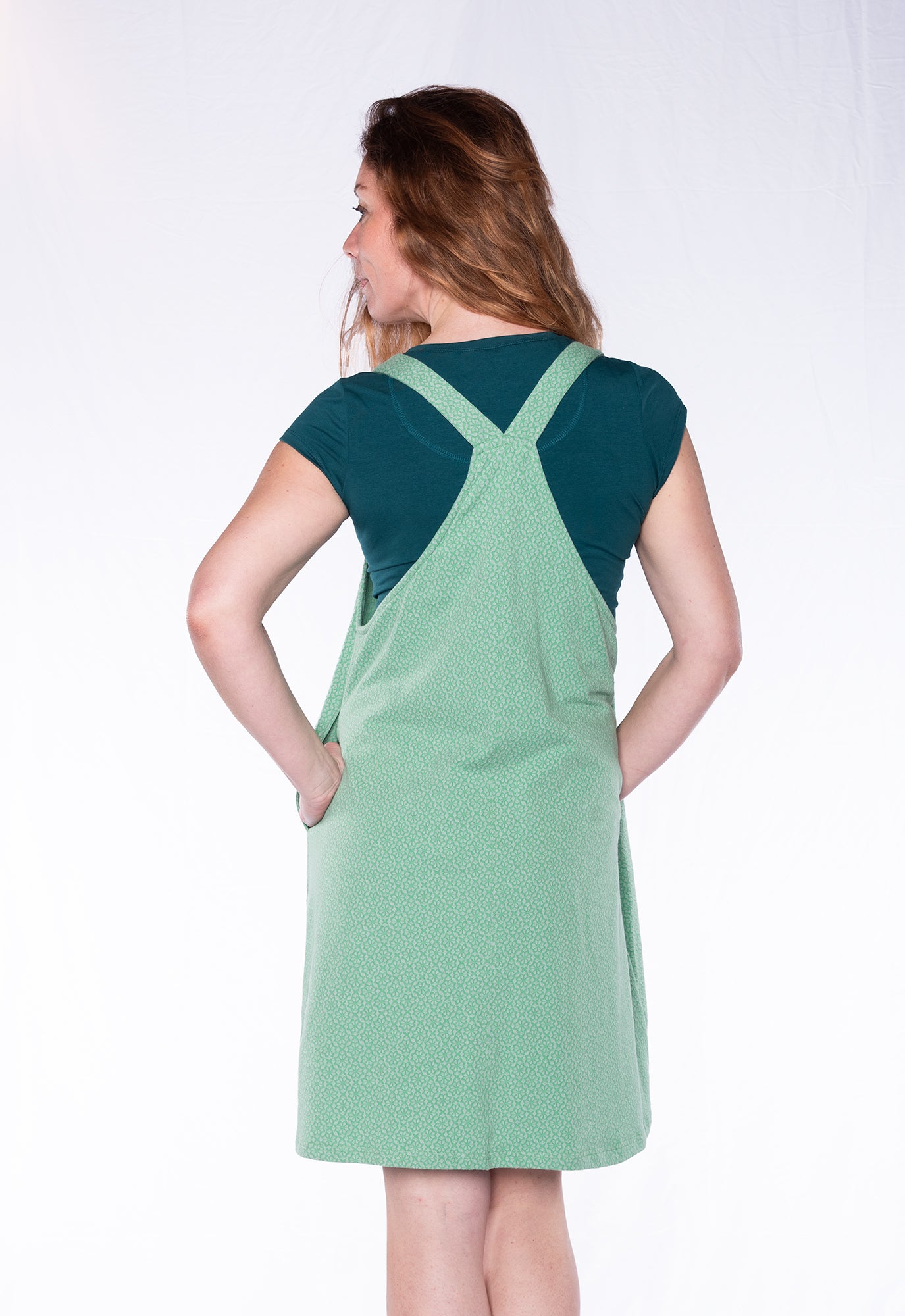 Short dungaree dress - S24Dress-G9 Short dungaree dress - S24Dress-G9