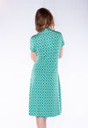Kleid mit kurzen Ärmeln und V-Ausschnitt - S24Dress-V3