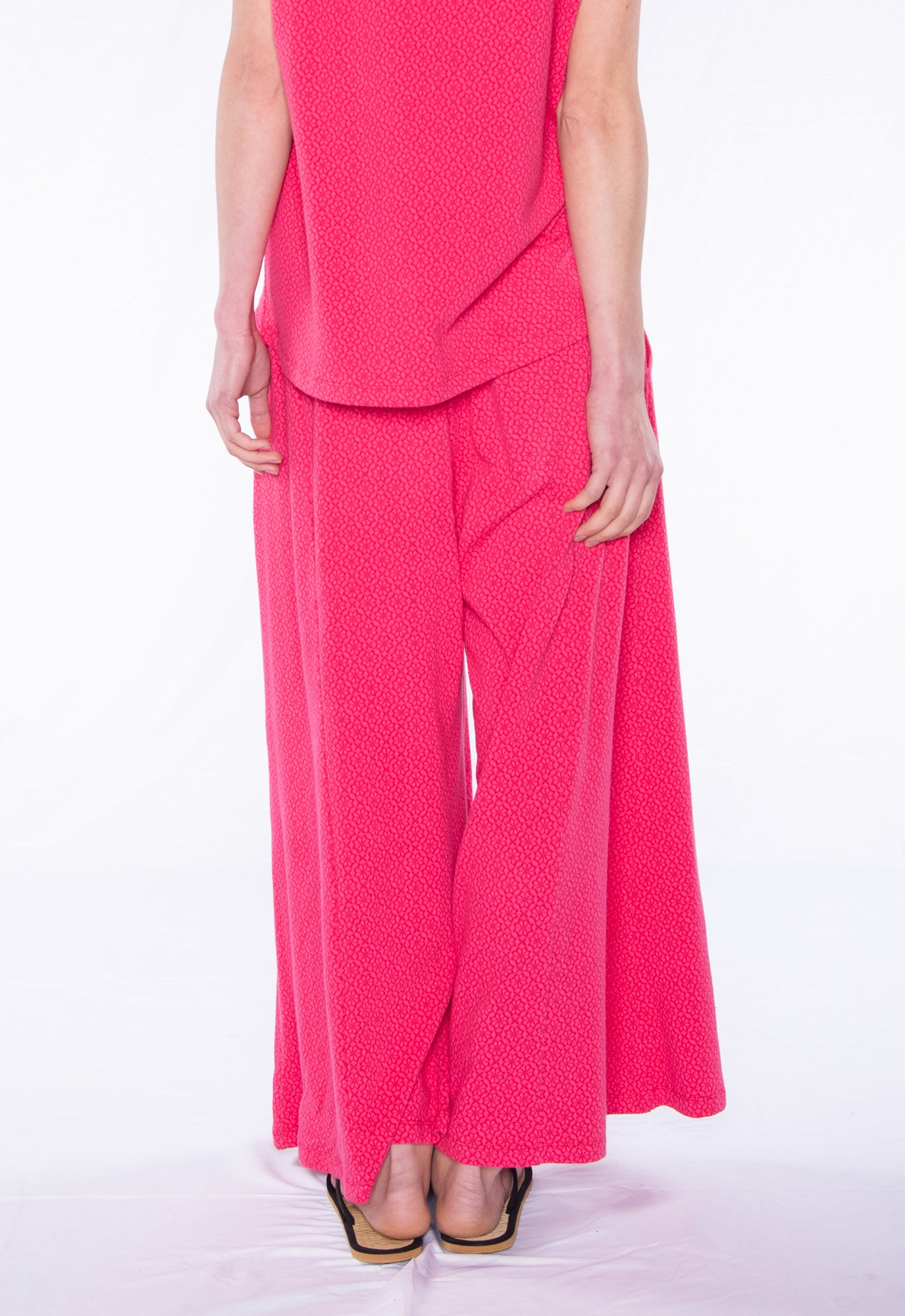 Palazzo Hose aus Jacquardstoff GOTS - S24pants-G3 Palazzo Hose aus Jacquardstoff GOTS - S24pants-G3