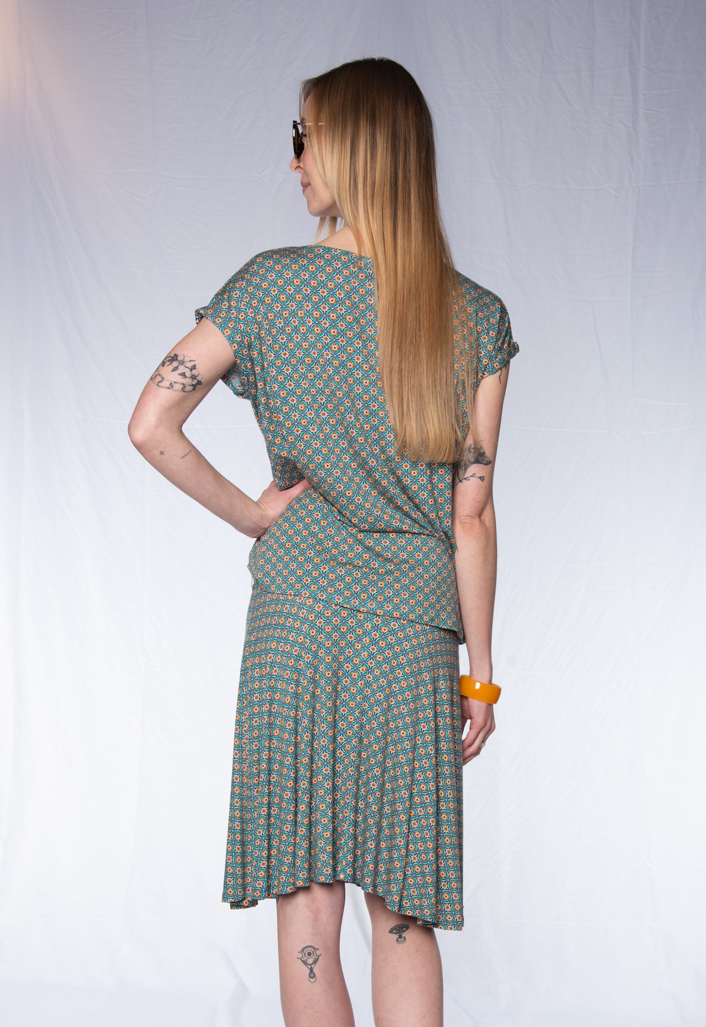 Boxy shirt with folded sleeves - S24Top-V3 Boxy shirt with folded sleeves - S24Top-V3