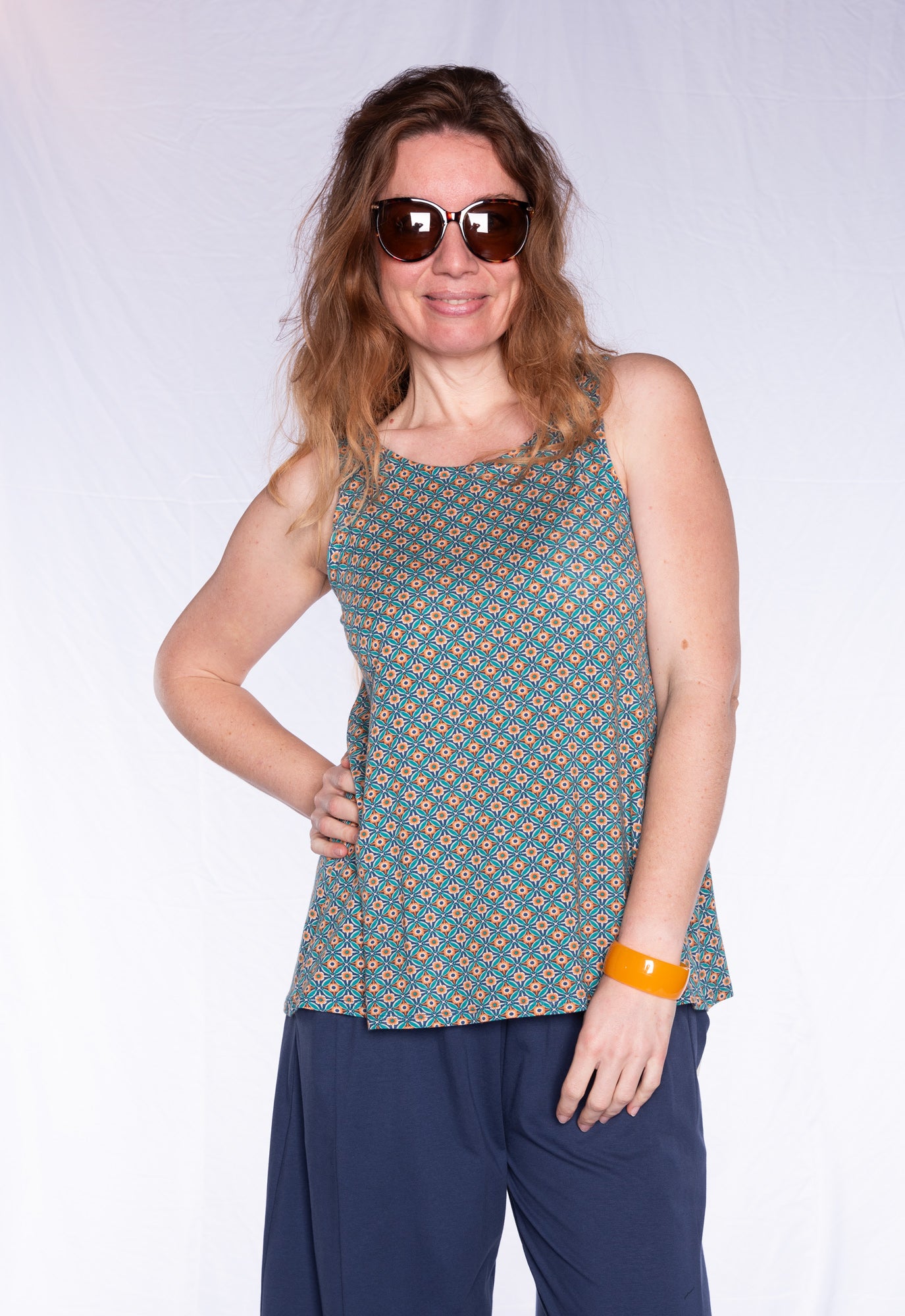 Printed tank top - S24Top-V4 Printed tank top - S24Top-V4