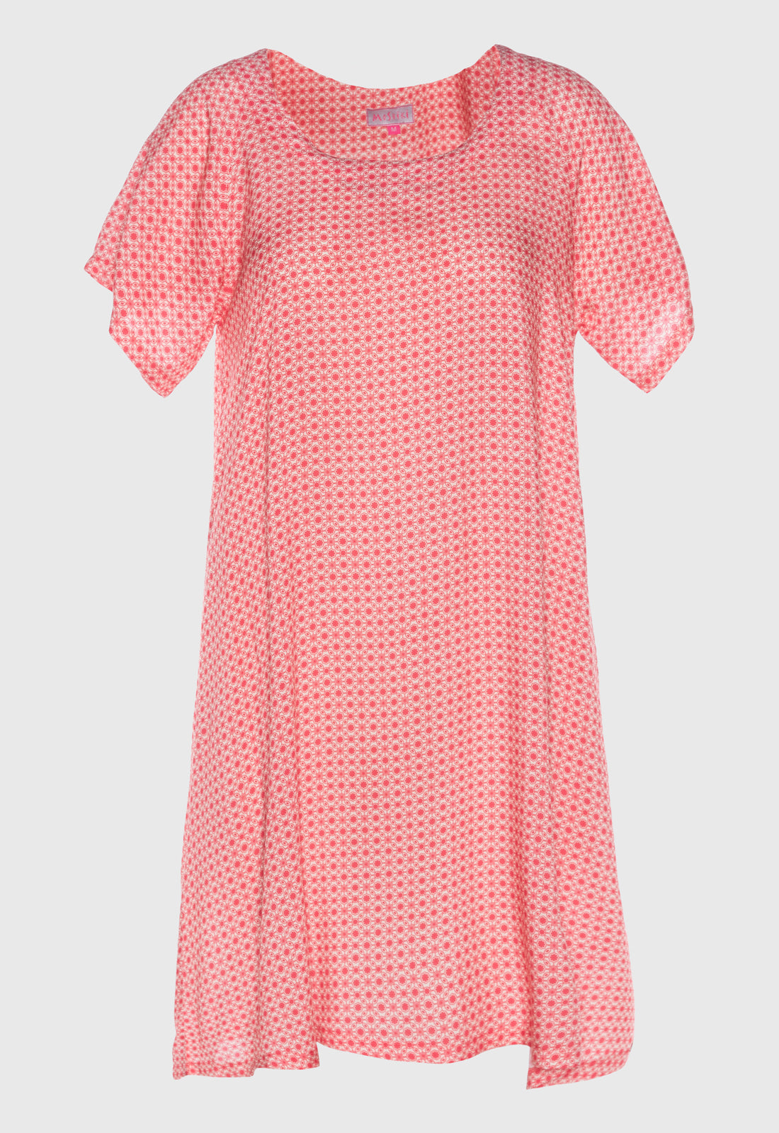 Airy dress with round neck and raglan sleeves - S25Dress-R3 Airy dress with round neck and raglan sleeves - S25Dress-R3