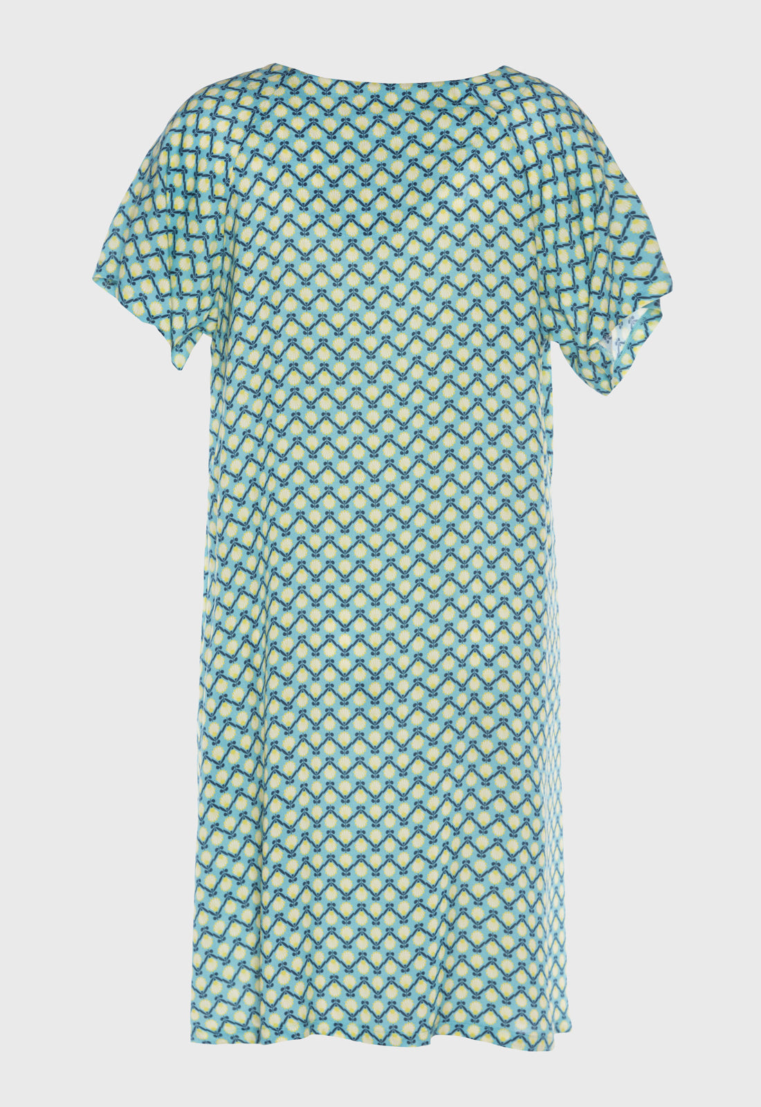 Airy dress with round neck and raglan sleeves - S25Dress-R3 Airy dress with round neck and raglan sleeves - S25Dress-R3