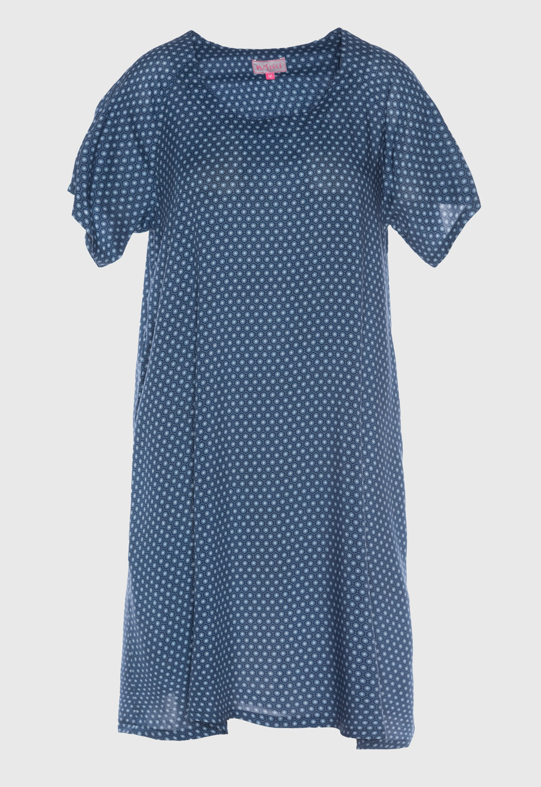 Airy dress with round neck and raglan sleeves - S25Dress-R3 Airy dress with round neck and raglan sleeves - S25Dress-R3