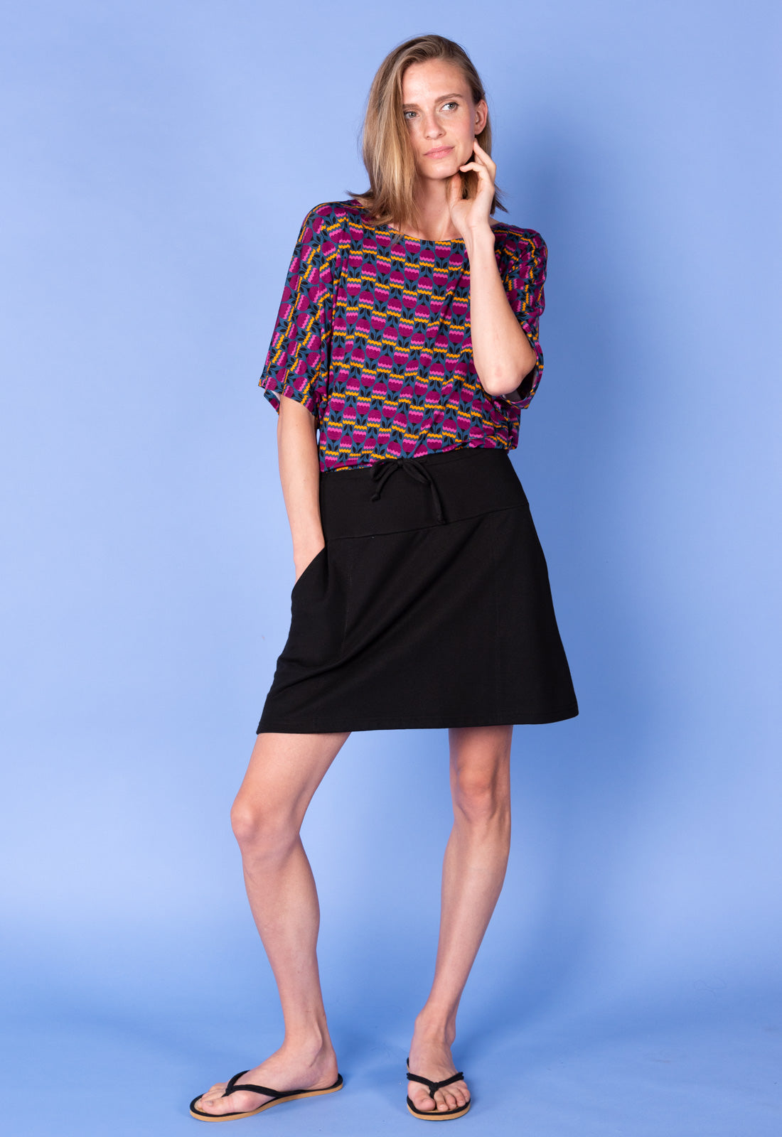 Short, sporty skirt GOTS - S25Skirt-G1 Short, sporty skirt GOTS - S25Skirt-G1