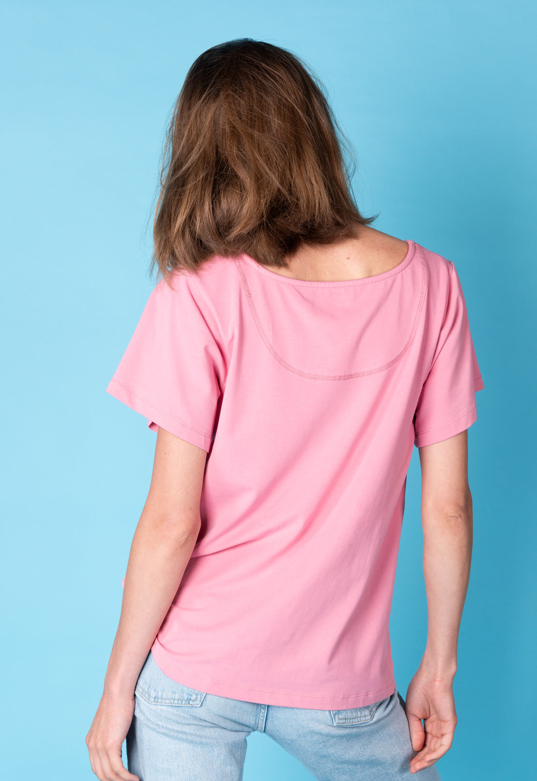 Locker geschnittenes T-Shirt - S25Top-G2 Locker geschnittenes T-Shirt - S25Top-G2