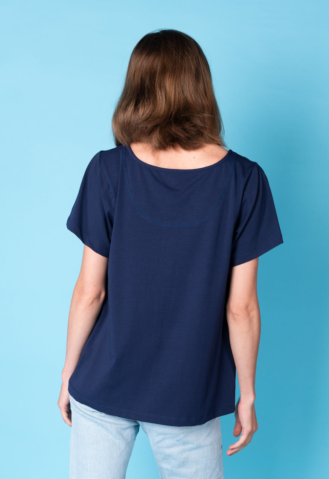 Locker geschnittenes T-Shirt - S25Top-G2 Locker geschnittenes T-Shirt - S25Top-G2