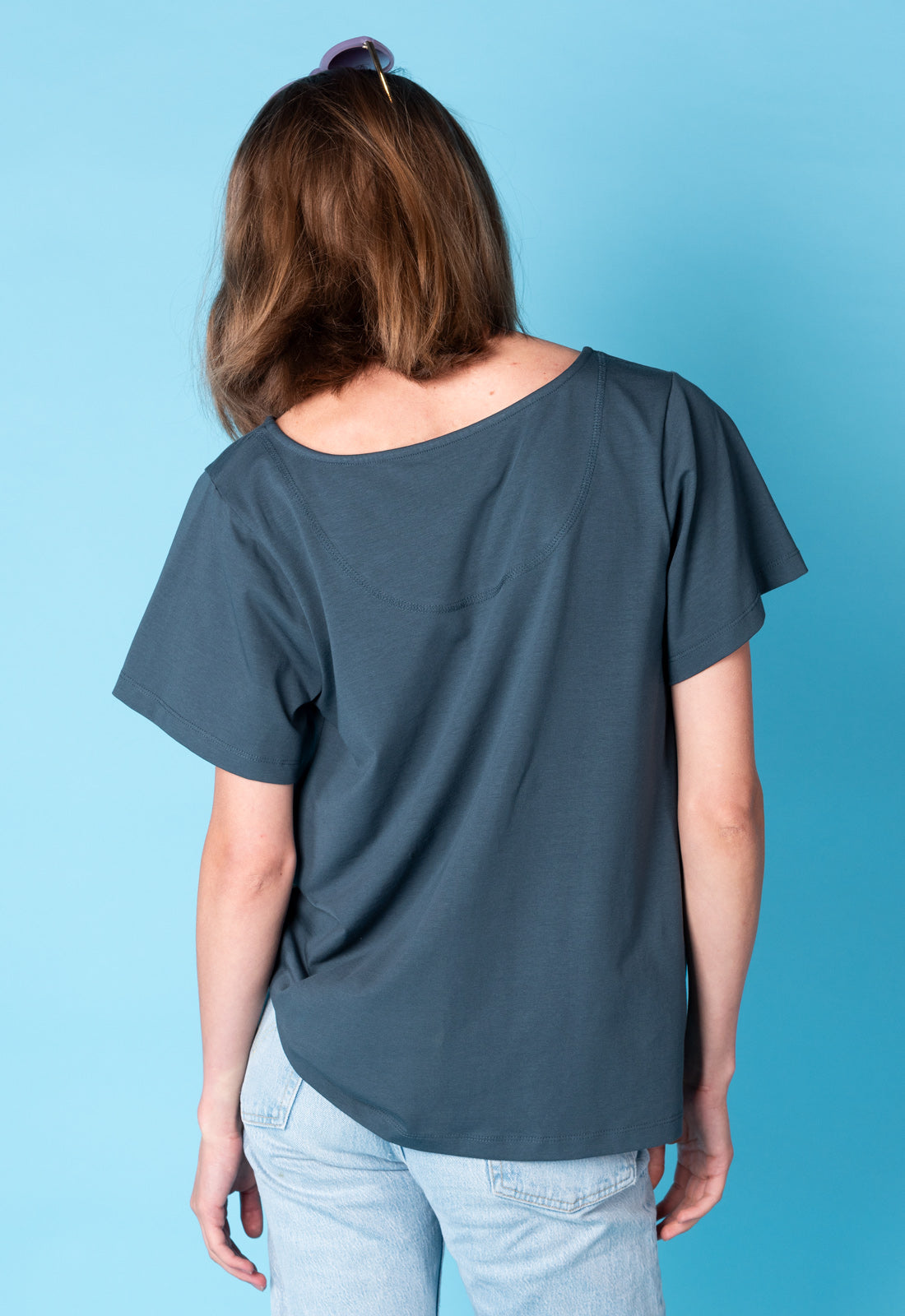 Locker geschnittenes T-Shirt - S25Top-G2 Locker geschnittenes T-Shirt - S25Top-G2