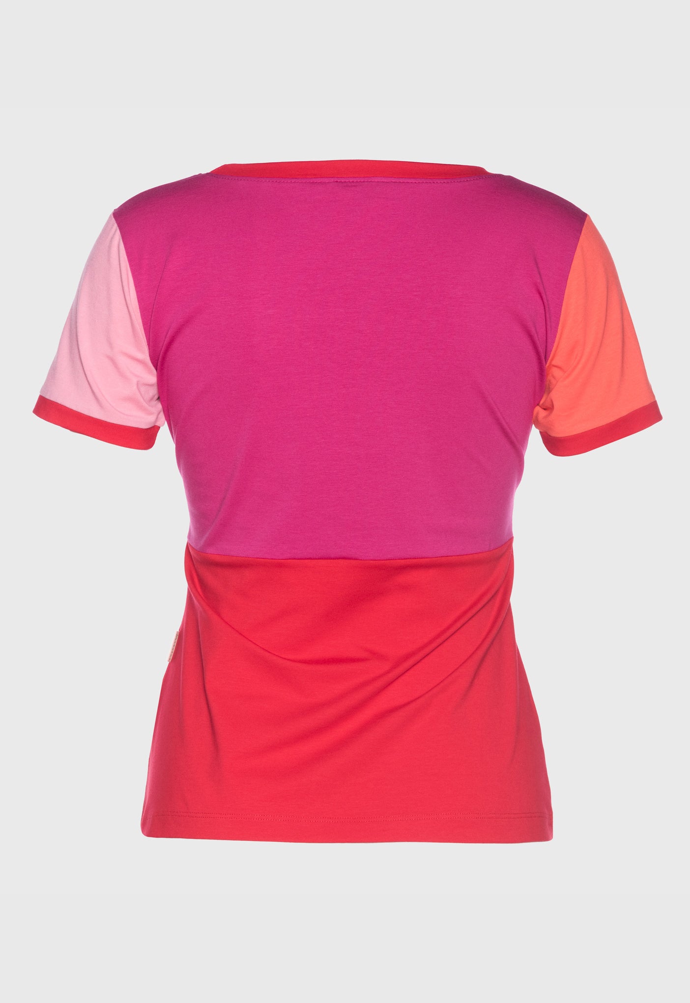 Buntes Patchwork-T-Shirt - S25Top-G6 Buntes Patchwork-T-Shirt - S25Top-G6