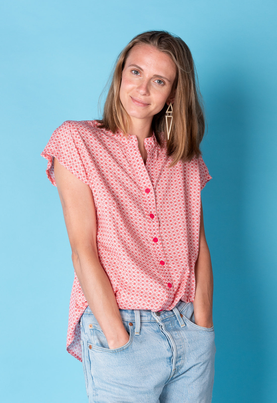 Kurzarmbluse - S25Top-R1 Kurzarmbluse - S25Top-R1