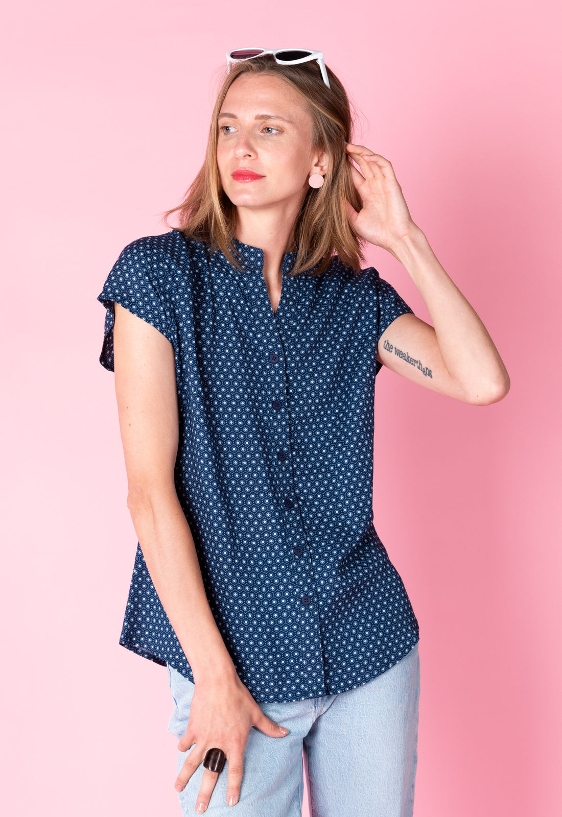 Kurzarmbluse - S25Top-R1 Kurzarmbluse - S25Top-R1