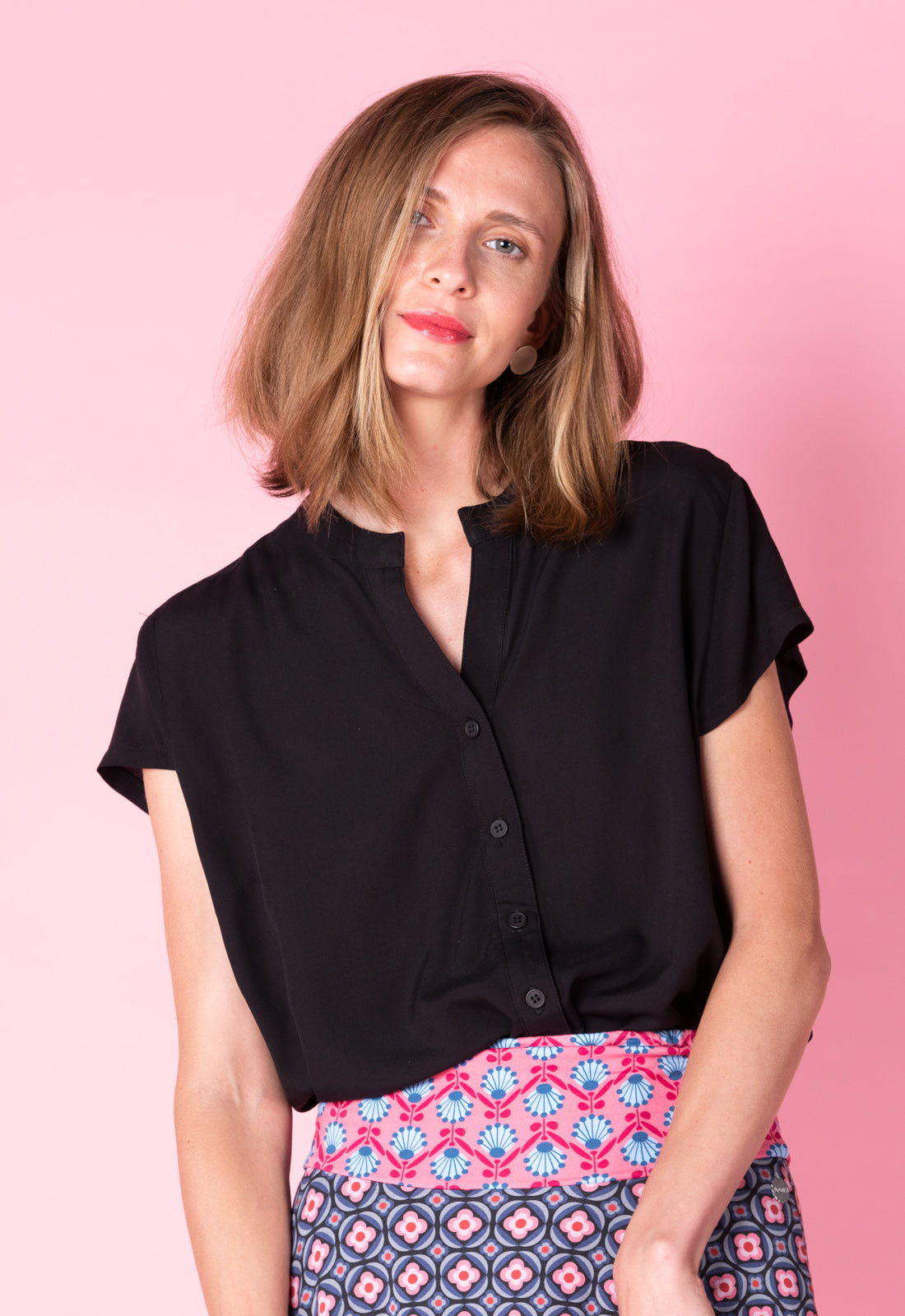 Kurzarmbluse - S25Top-R1 Kurzarmbluse - S25Top-R1