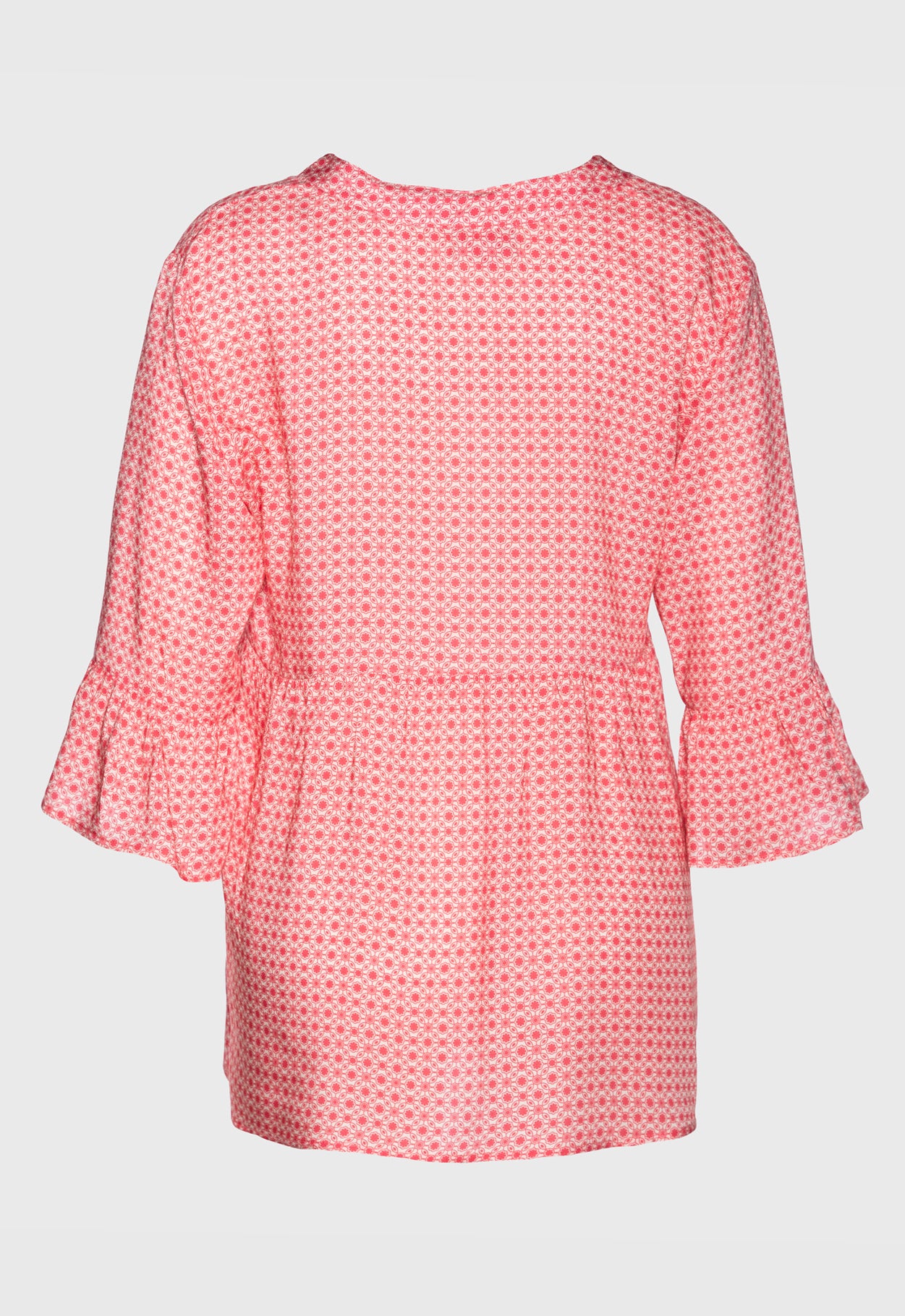 Kurze Tunika mit tiefem V-Ausschnitt - S25Top-R4 Kurze Tunika mit tiefem V-Ausschnitt - S25Top-R4