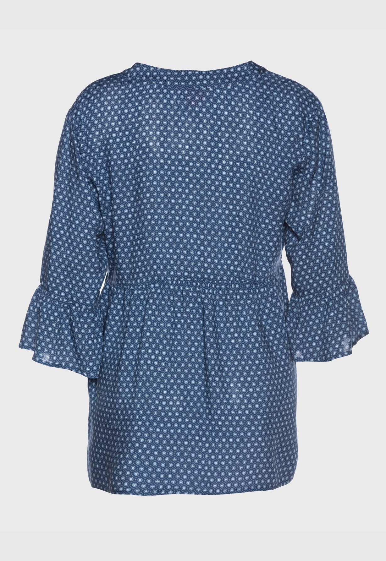 Kurze Tunika mit tiefem V-Ausschnitt - S25Top-R4 Kurze Tunika mit tiefem V-Ausschnitt - S25Top-R4