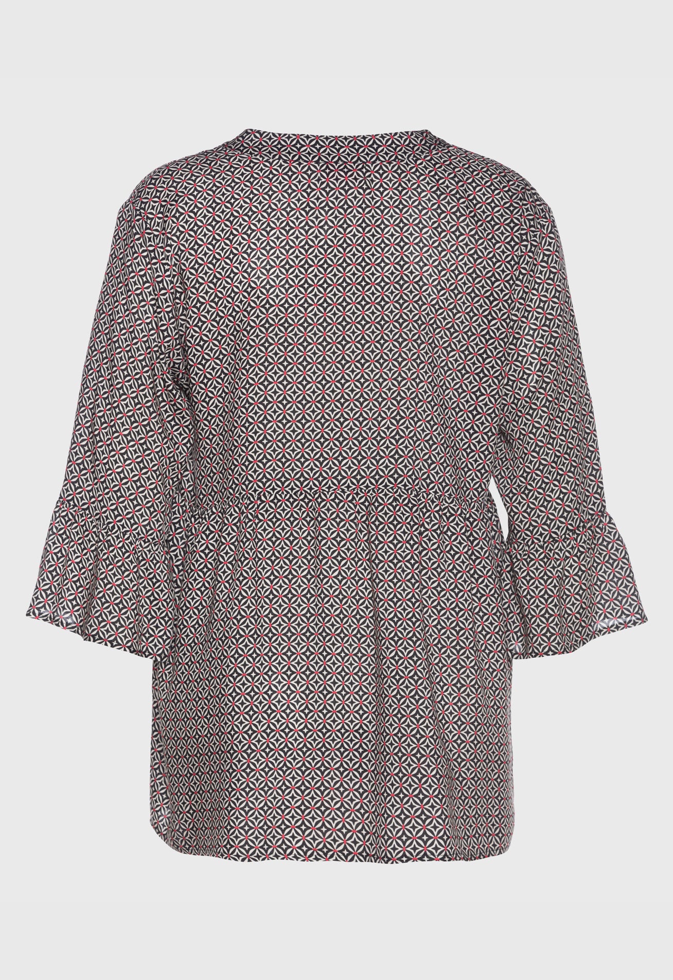 Kurze Tunika mit tiefem V-Ausschnitt - S25Top-R4 Kurze Tunika mit tiefem V-Ausschnitt - S25Top-R4