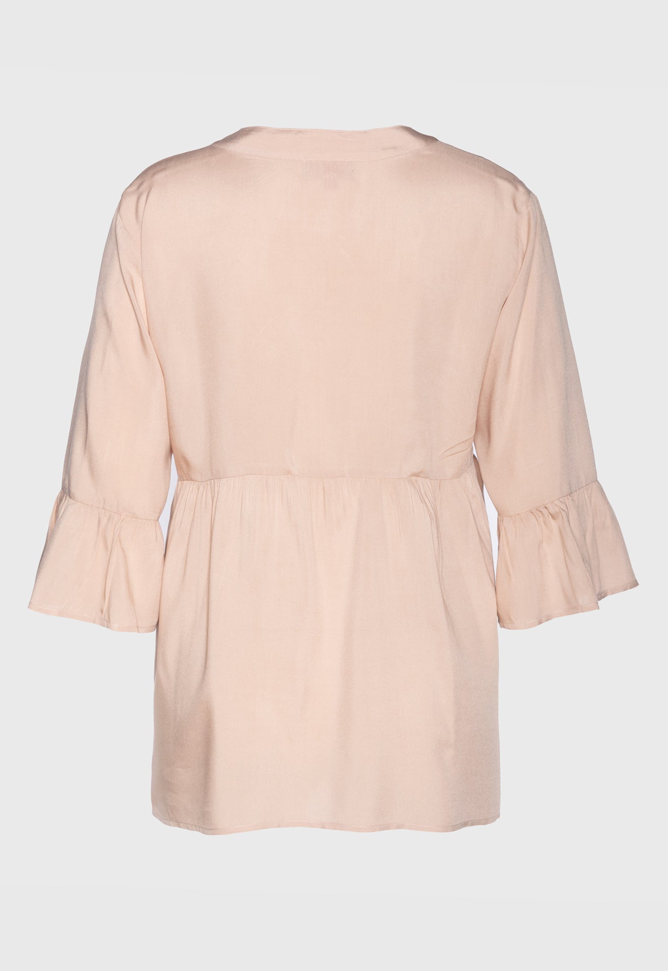 Kurze Tunika mit tiefem V-Ausschnitt - S25Top-R4 Kurze Tunika mit tiefem V-Ausschnitt - S25Top-R4