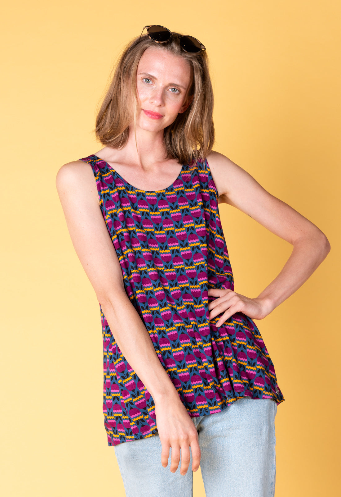 Fließendes Ärmelloses Top - S25Top-V3 Fließendes Ärmelloses Top - S25Top-V3