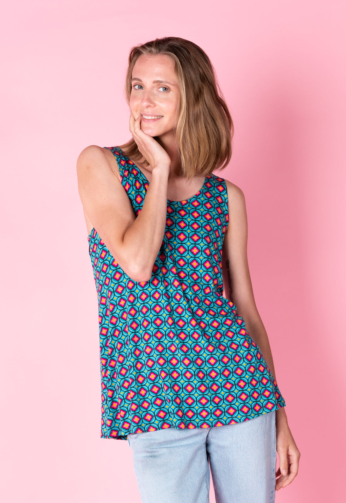 Fließendes Ärmelloses Top - S25Top-V3 Fließendes Ärmelloses Top - S25Top-V3