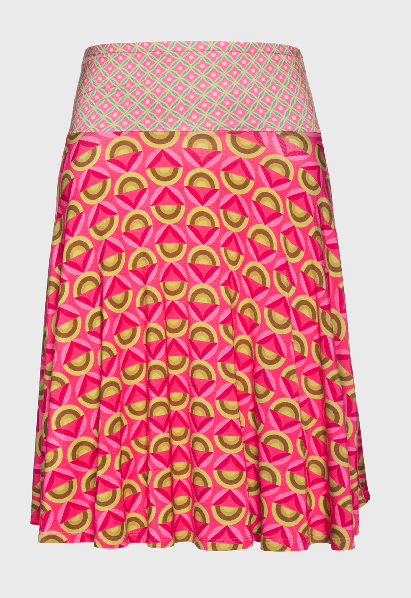 S26Candy Skirt – Schwingender Viskoserock mit Print-Mix S26Candy Skirt – Schwingender Viskoserock mit Print-Mix