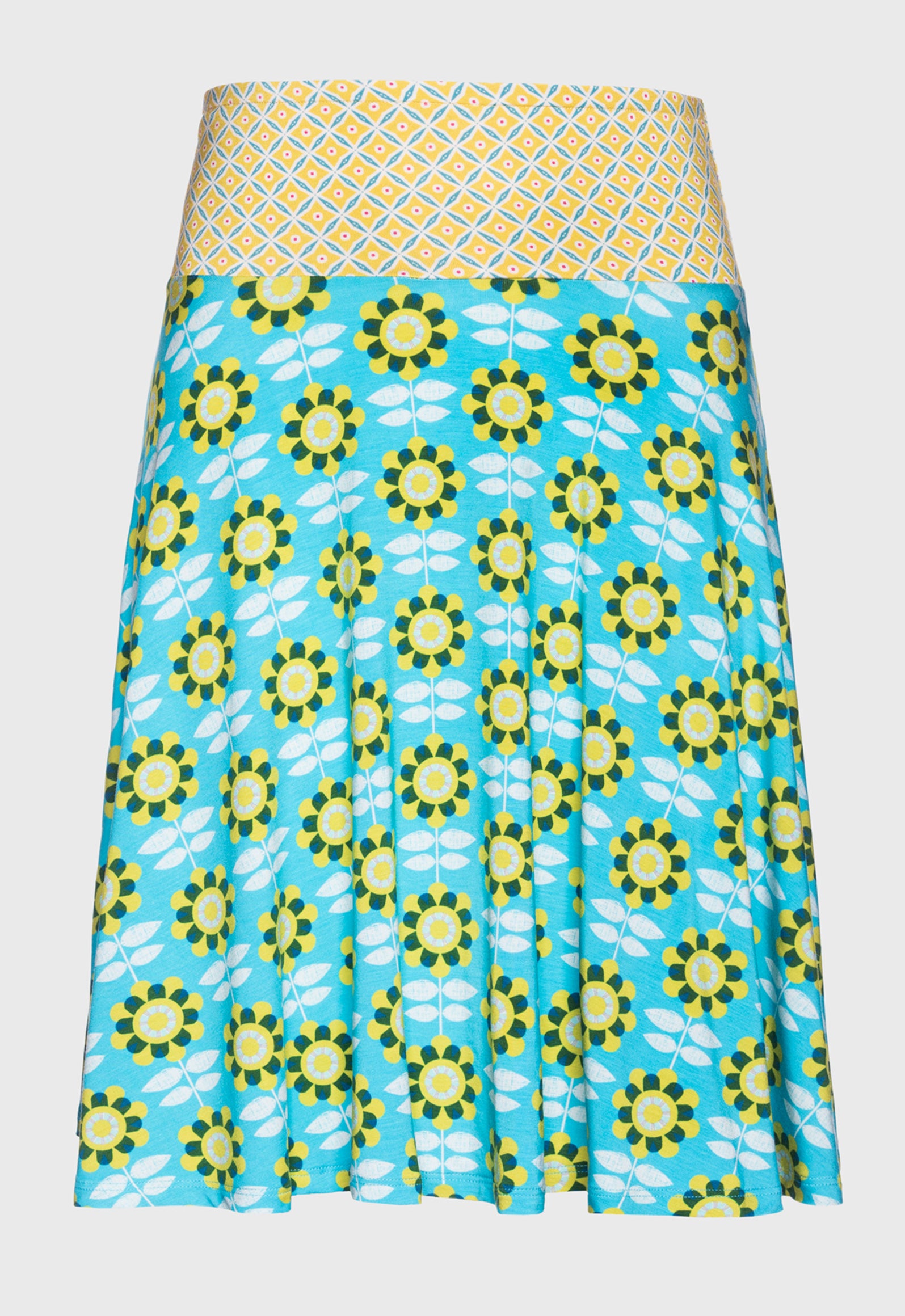 S26Candy Skirt – Schwingender Viskoserock mit Print-Mix S26Candy Skirt – Schwingender Viskoserock mit Print-Mix