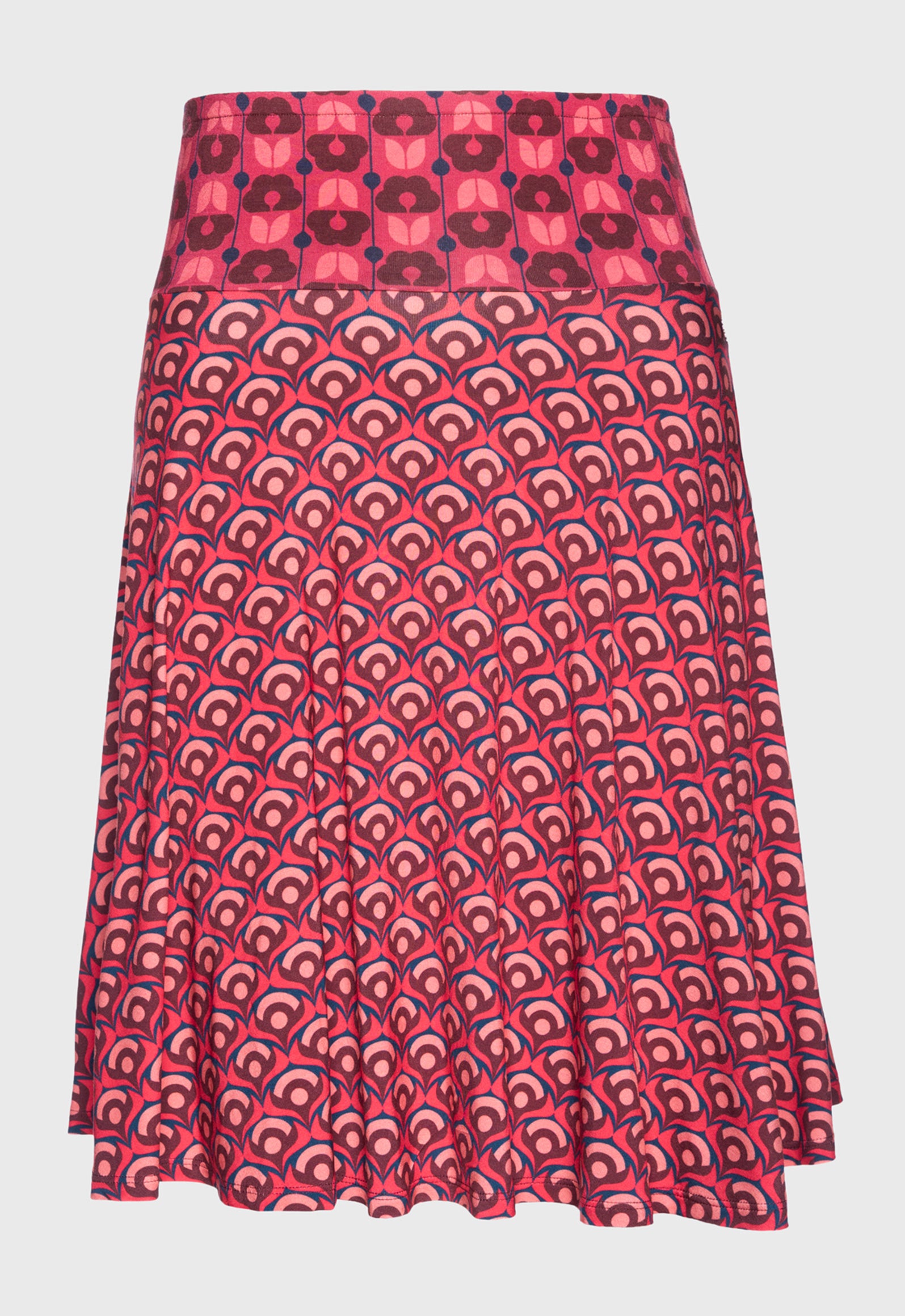 S26Candy Skirt – Schwingender Viskoserock mit Print-Mix S26Candy Skirt – Schwingender Viskoserock mit Print-Mix