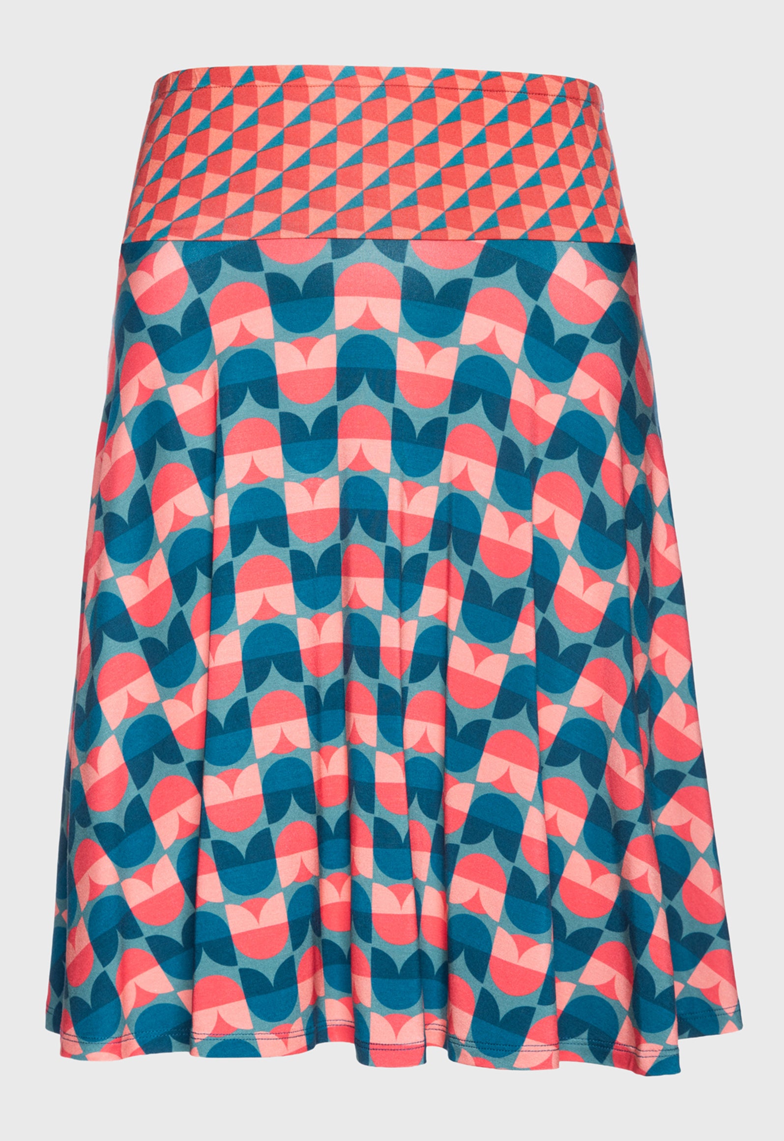S26Candy Skirt – Schwingender Viskoserock mit Print-Mix S26Candy Skirt – Schwingender Viskoserock mit Print-Mix