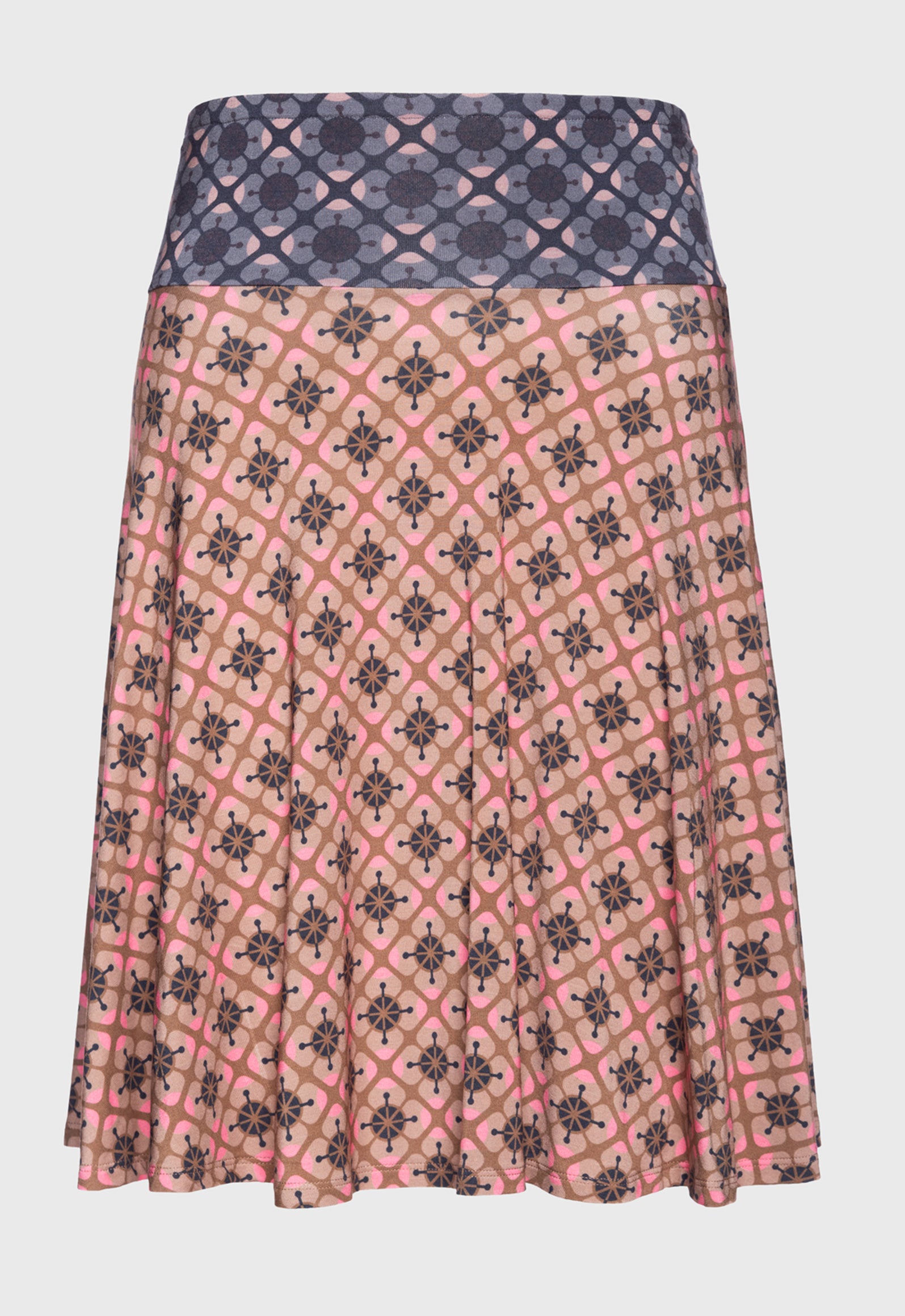 S26Candy Skirt – Schwingender Viskoserock mit Print-Mix S26Candy Skirt – Schwingender Viskoserock mit Print-Mix