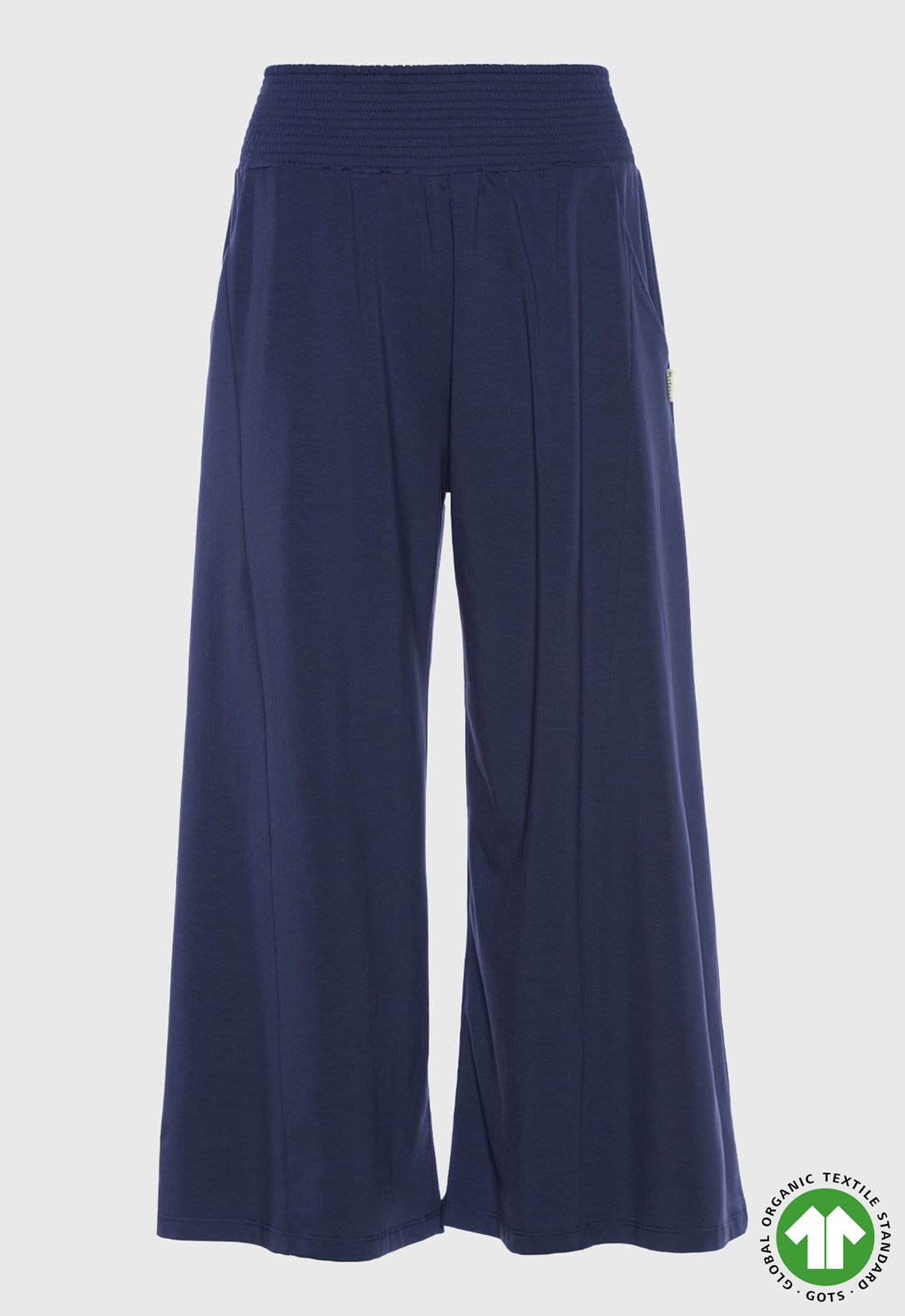 S26Pants-G1 – Weite Hose mit gesmoktem Bund S26Pants-G1 – Weite Hose mit gesmoktem Bund