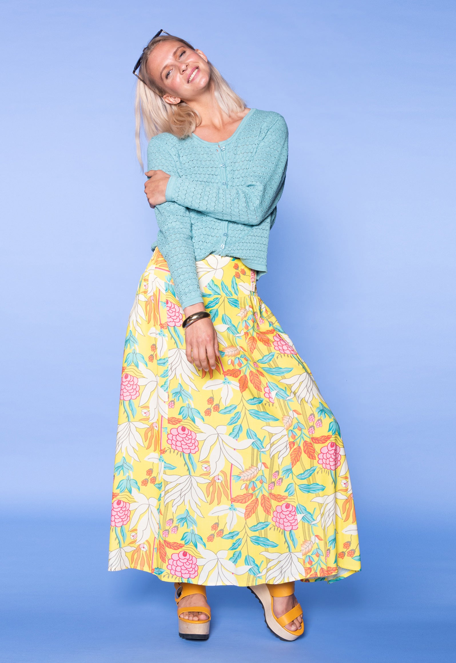 S26Sheera Maxi – Langer weiter Rock aus Upcycled Rayon S26Sheera Maxi – Langer weiter Rock aus Upcycled Rayon