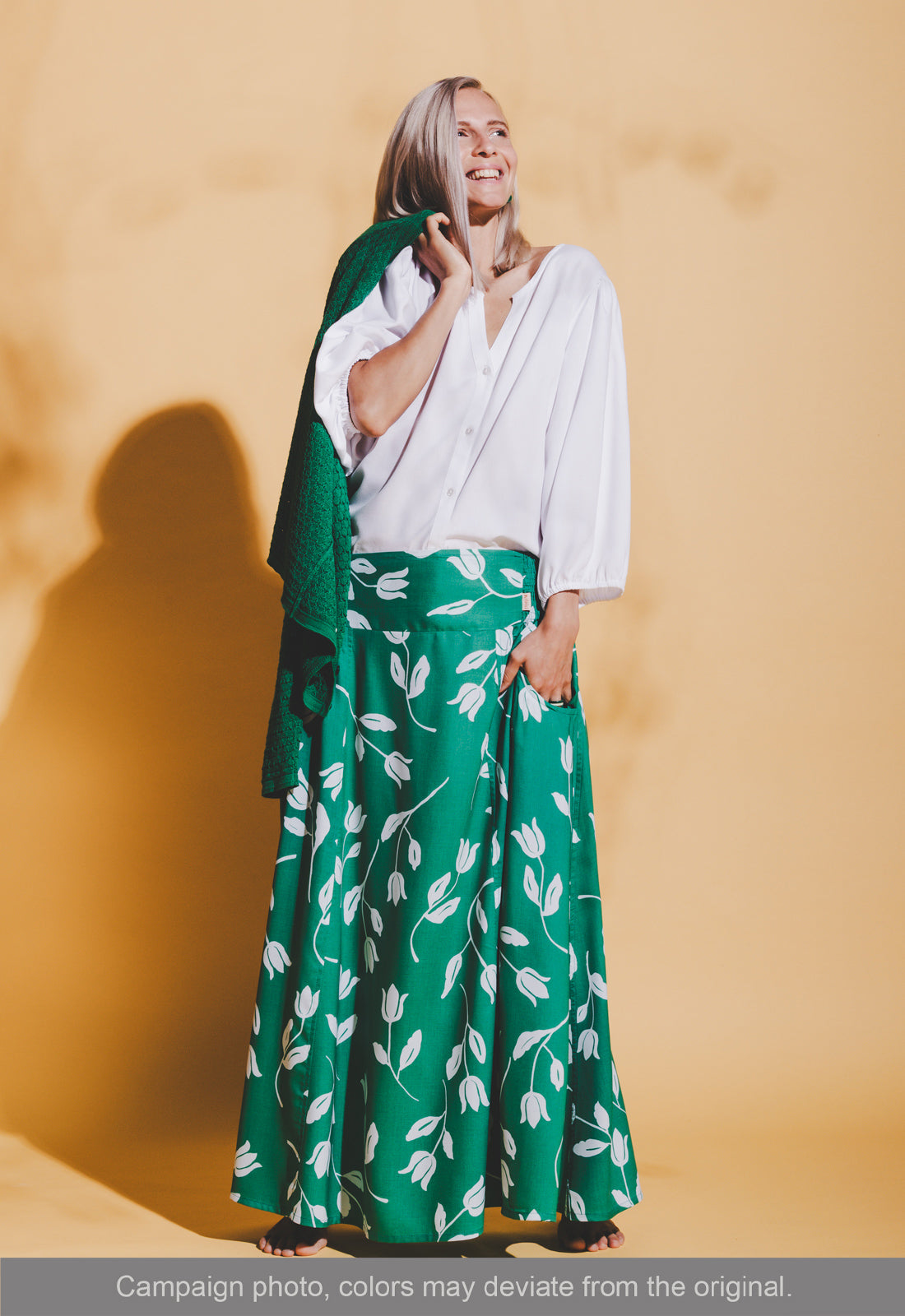 S26Sheera Maxi – Langer weiter Rock aus Upcycled Rayon S26Sheera Maxi – Langer weiter Rock aus Upcycled Rayon