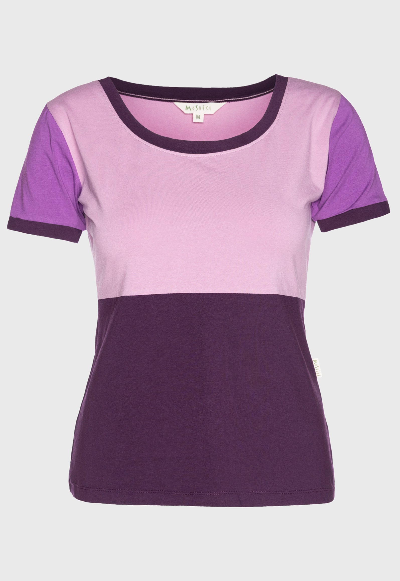 S26Top-G6 – Klassisches Patchwork-T-Shirt aus Bio-Baumwolle S26Top-G6 – Klassisches Patchwork-T-Shirt aus Bio-Baumwolle