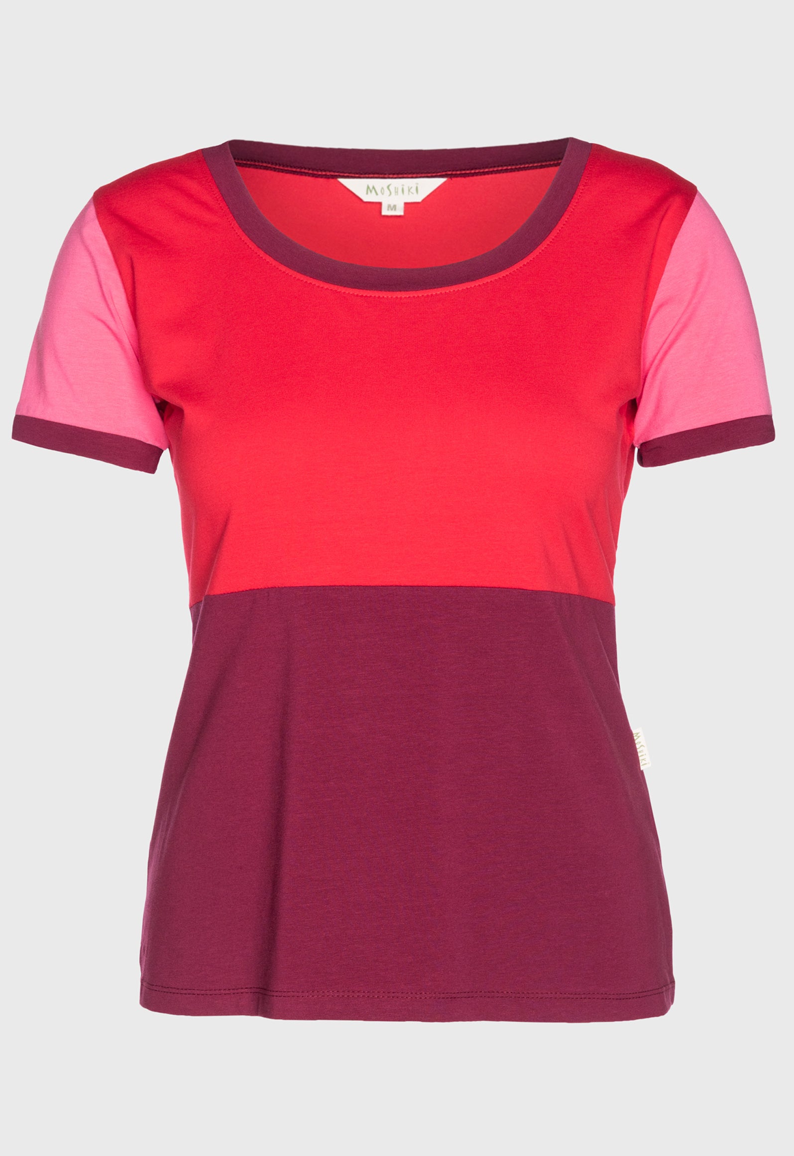 S26Top-G6 – Klassisches Patchwork-T-Shirt aus Bio-Baumwolle S26Top-G6 – Klassisches Patchwork-T-Shirt aus Bio-Baumwolle