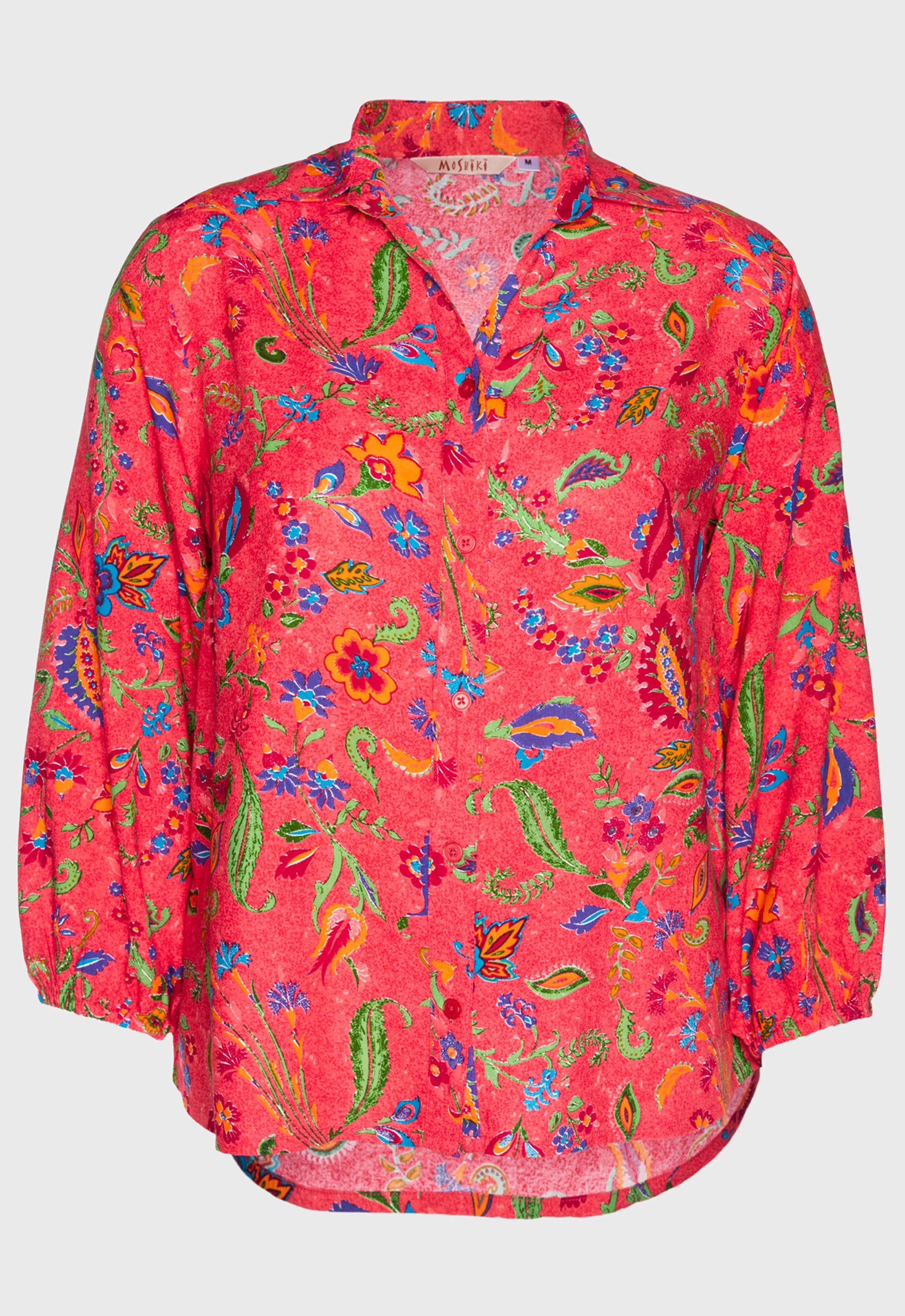 S26Top-PR2 – Weite Bluse mit Ballonärmeln S26Top-PR2 – Weite Bluse mit Ballonärmeln