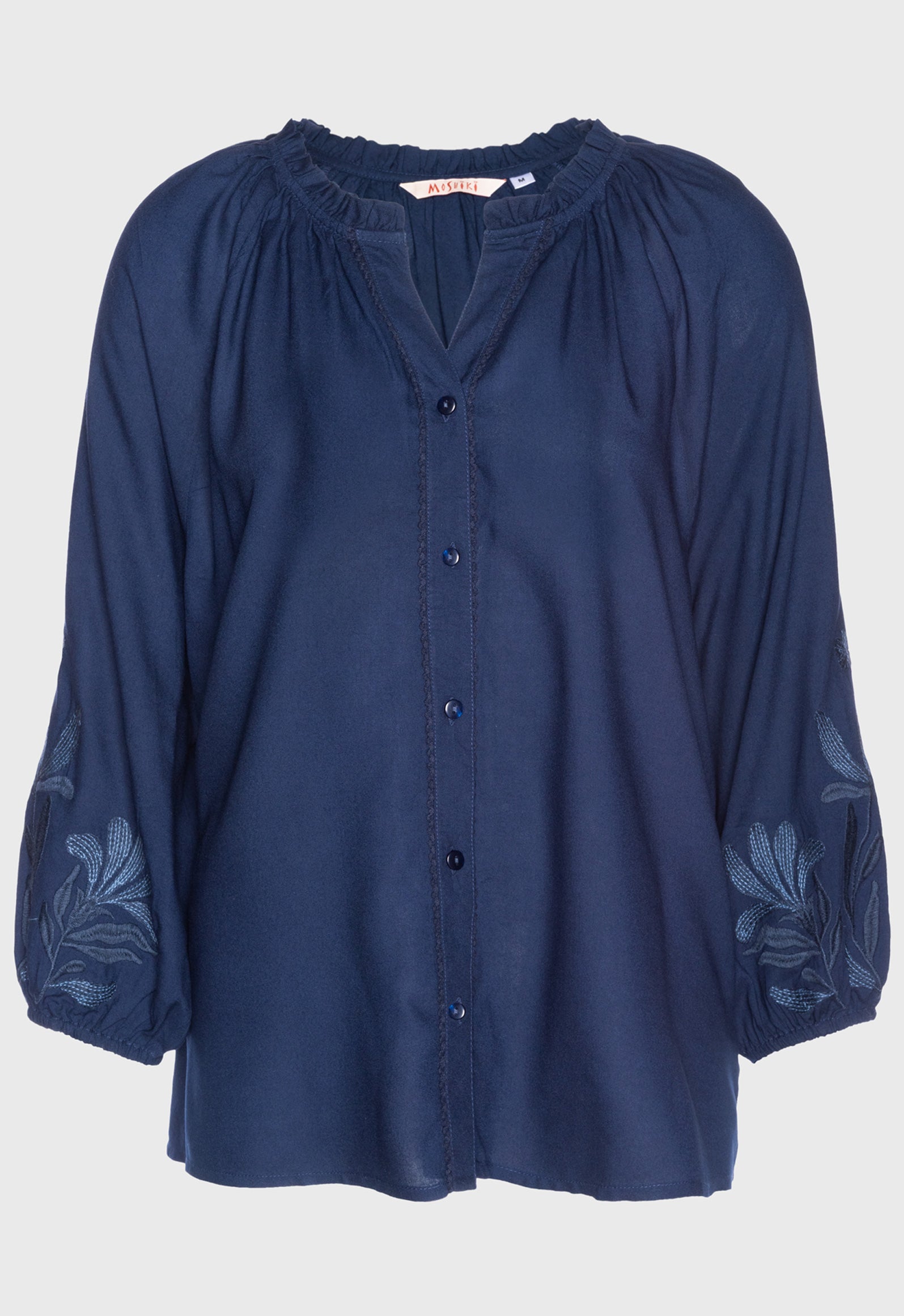 S26Top-SR4 – Bestickte Bluse mit weiten Ärmeln S26Top-SR4 – Bestickte Bluse mit weiten Ärmeln